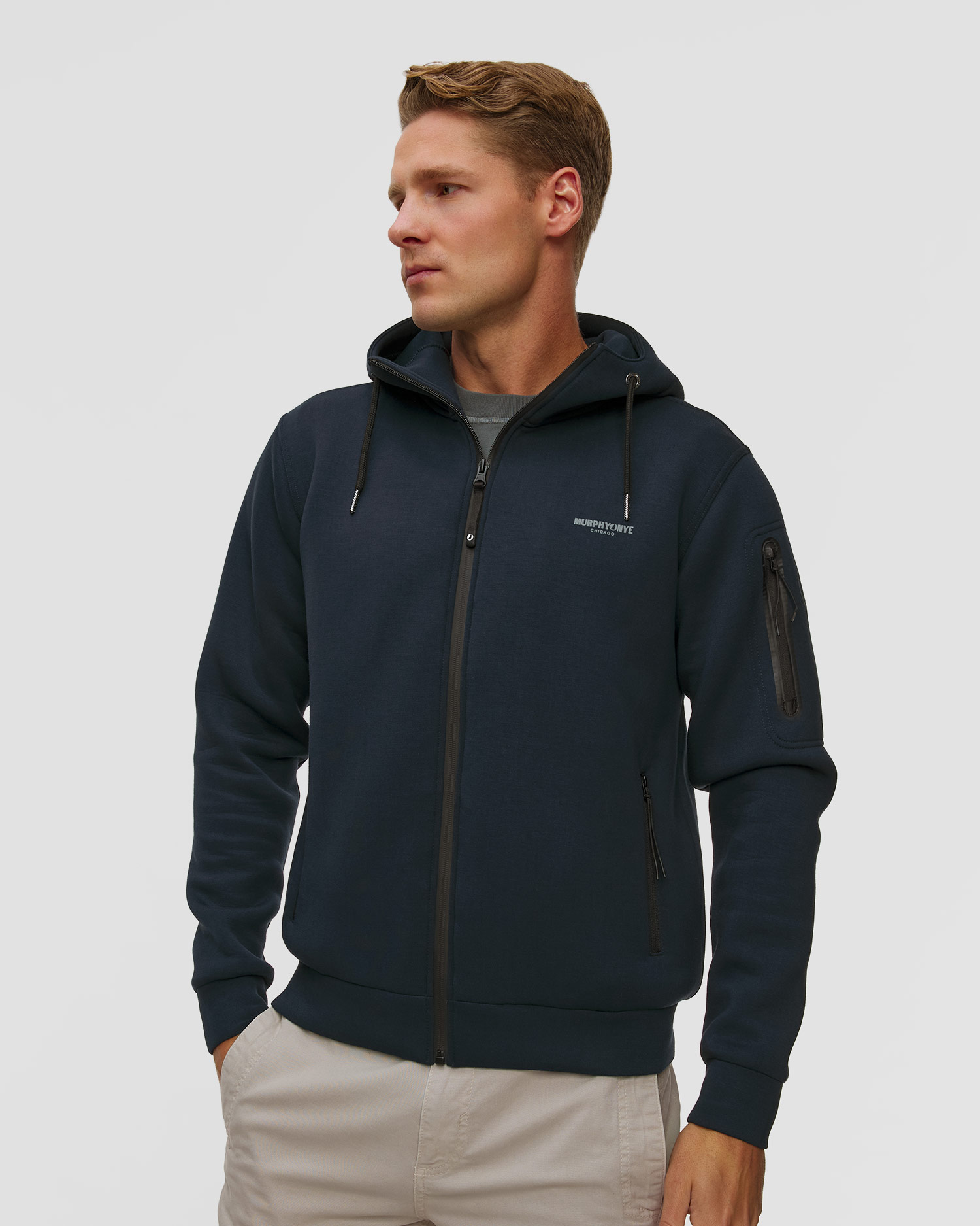 Murphy&Nye Racy Waler Herren-Sweatshirt in Marineblau