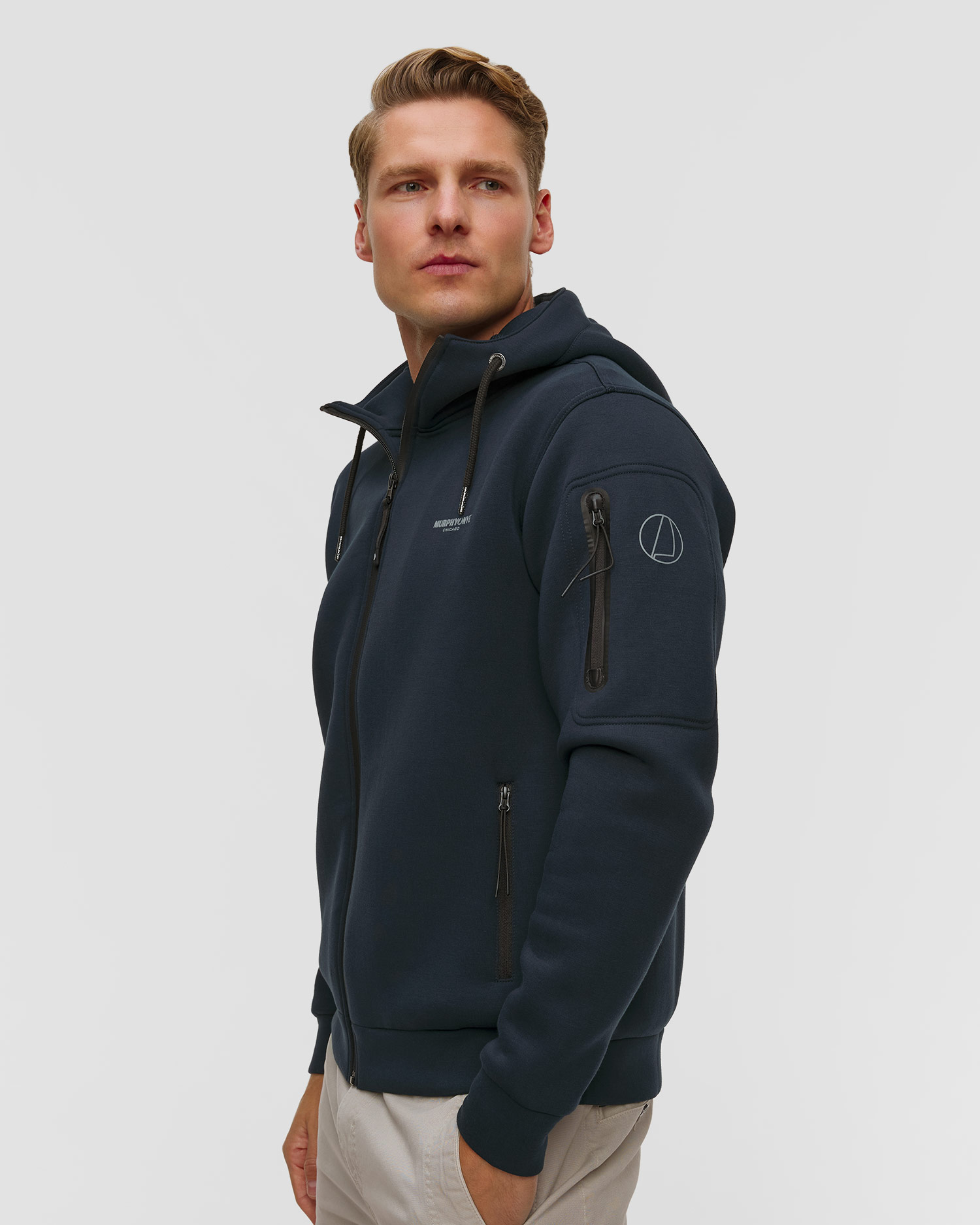 Murphy&Nye Racy Waler Herren-Sweatshirt in Marineblau