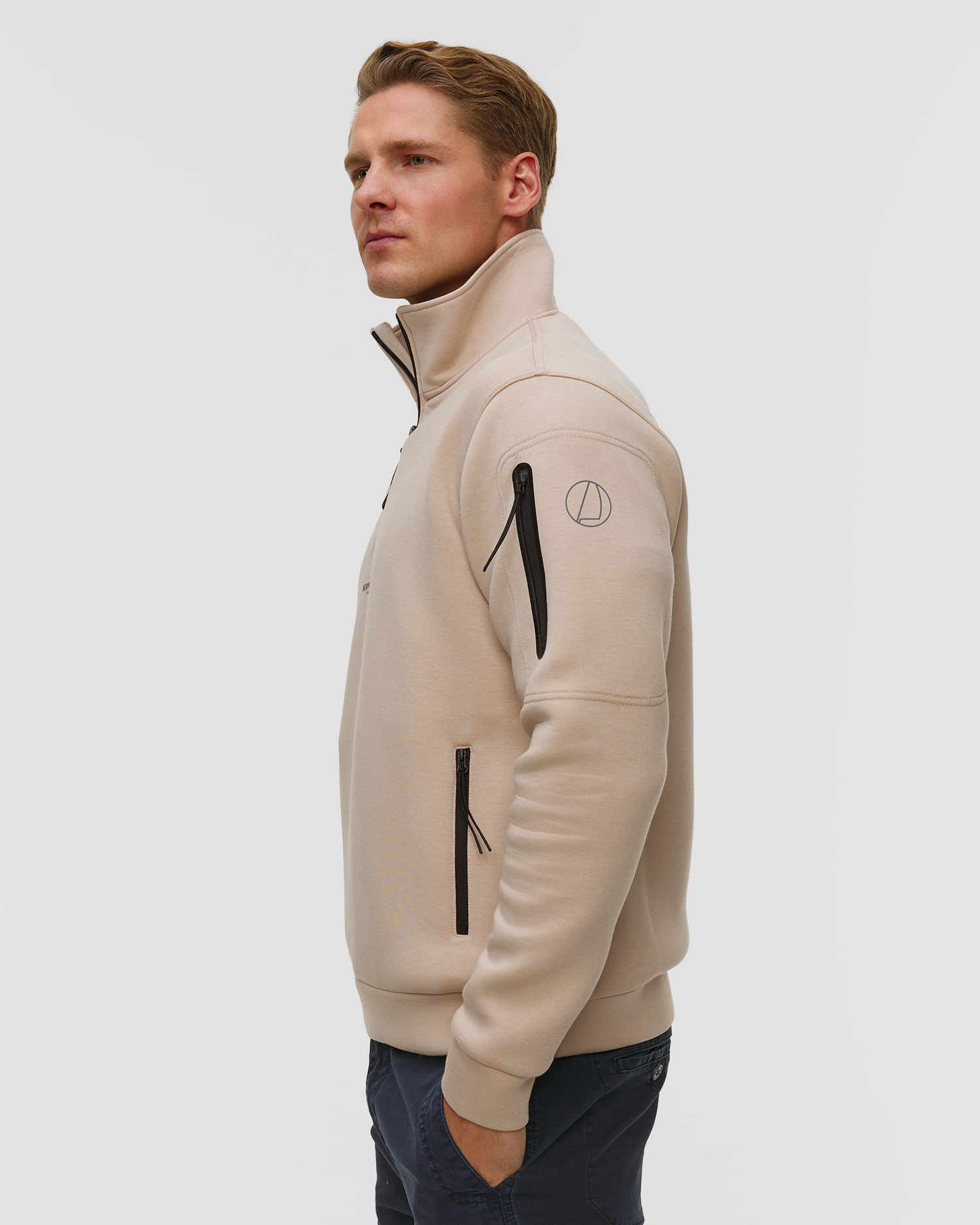 Men's beige sweatshirt Murphy&Nye Flight