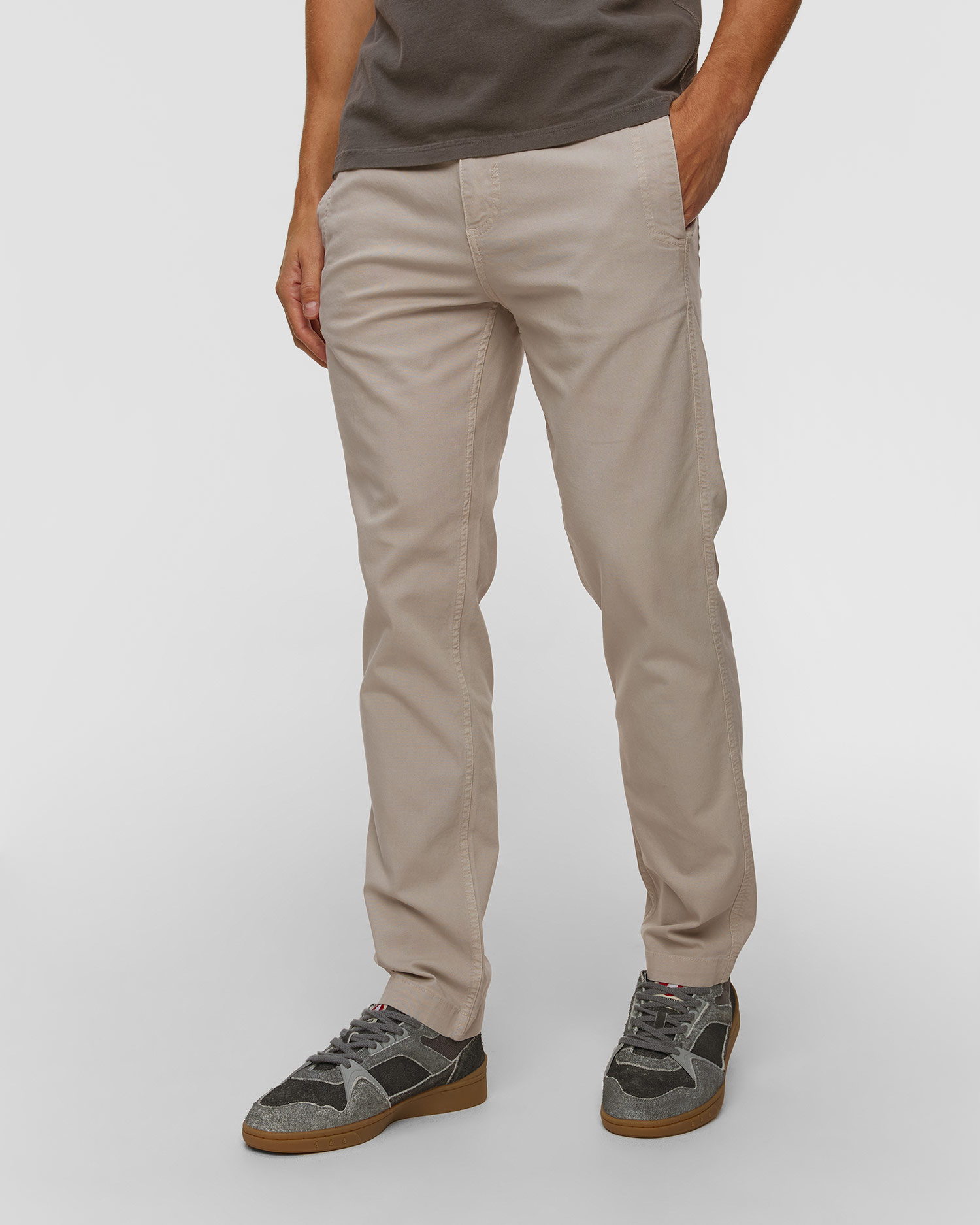 Pantaloni pentru bărbați Murphy&Nye Newport, Culoare/Model: Beżowy