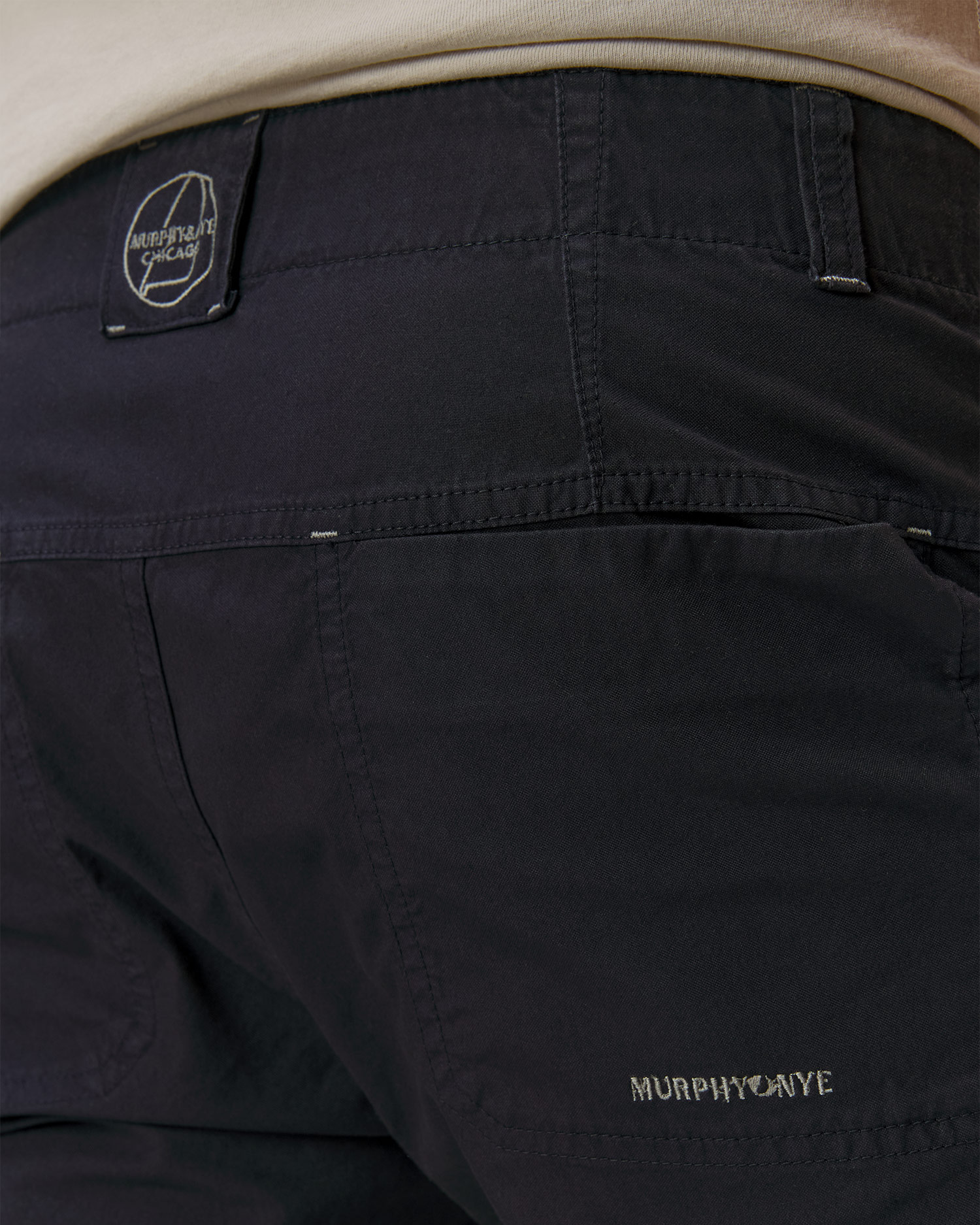 Pantaloni bleumarin pentru bărbați Murphy&Nye Coast