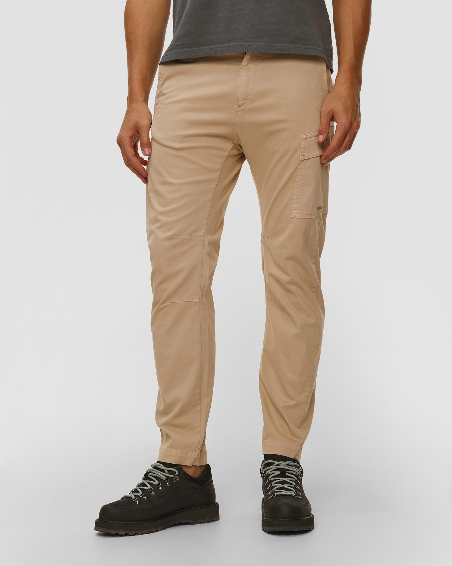 Pantaloni bej pentru bărbați Murphy&Nye Dek, Culoare/Model: Beżowy