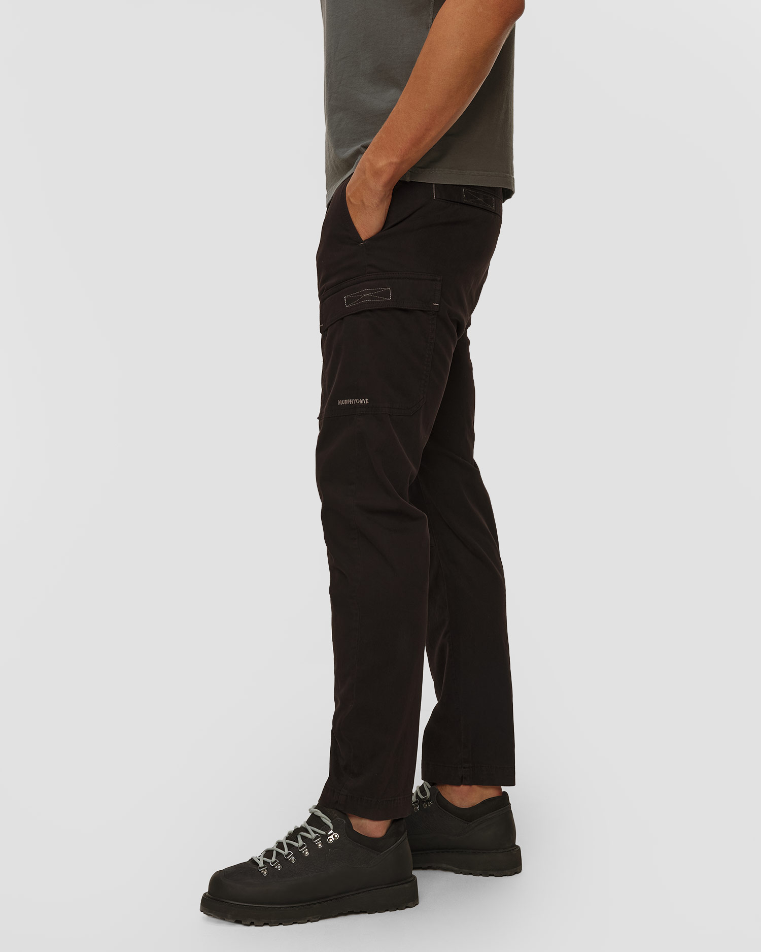 Pantaloni negri pentru bărbați Murphy&Nye Dek