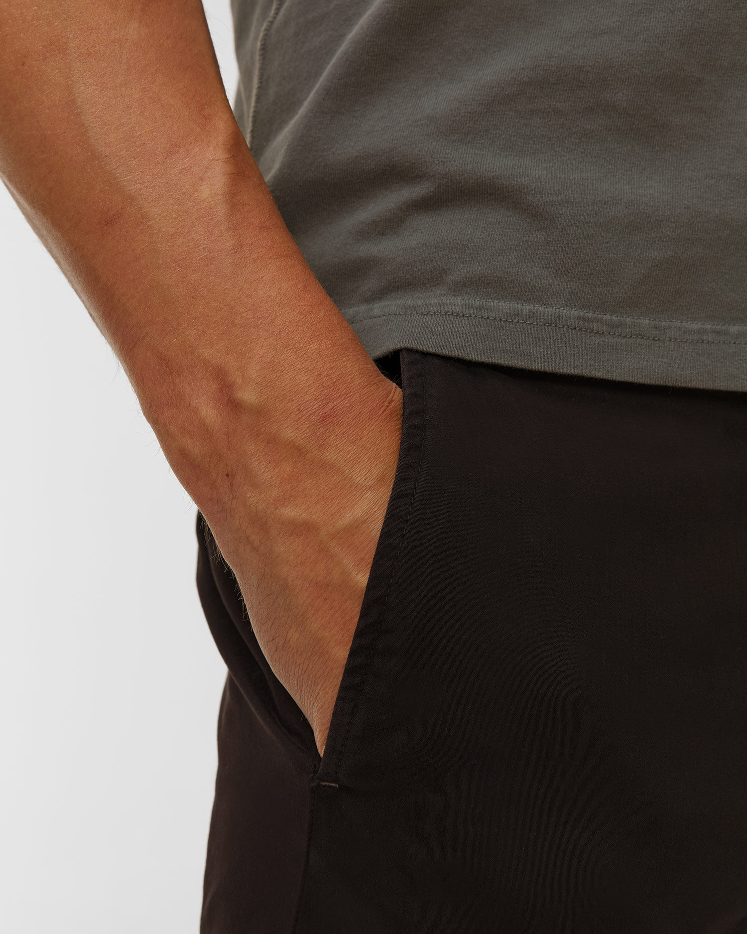 Pantaloni negri pentru bărbați Murphy&Nye Dek