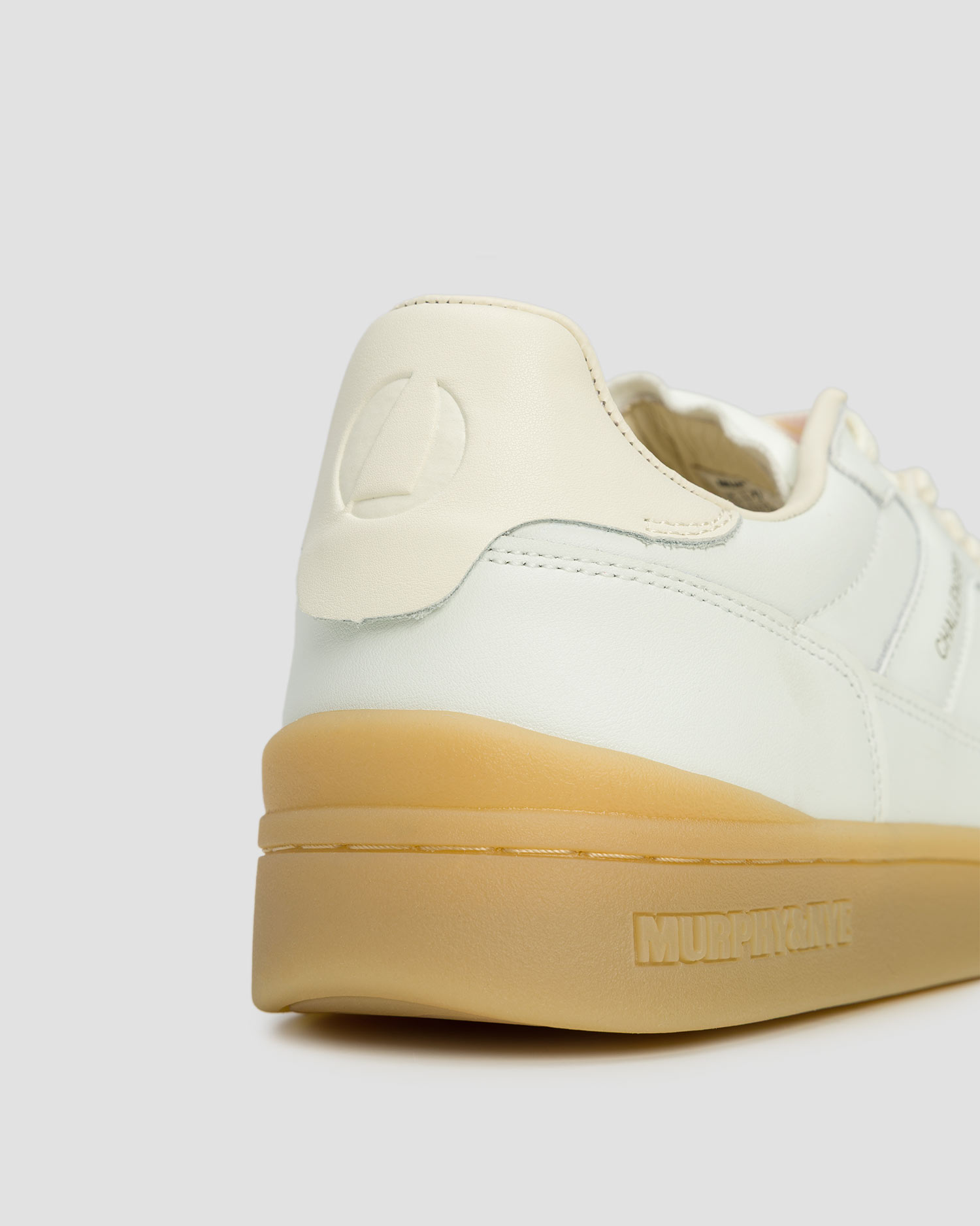 Adidași albi din piele pentru bărbați Murphy&Nye Challenger 1