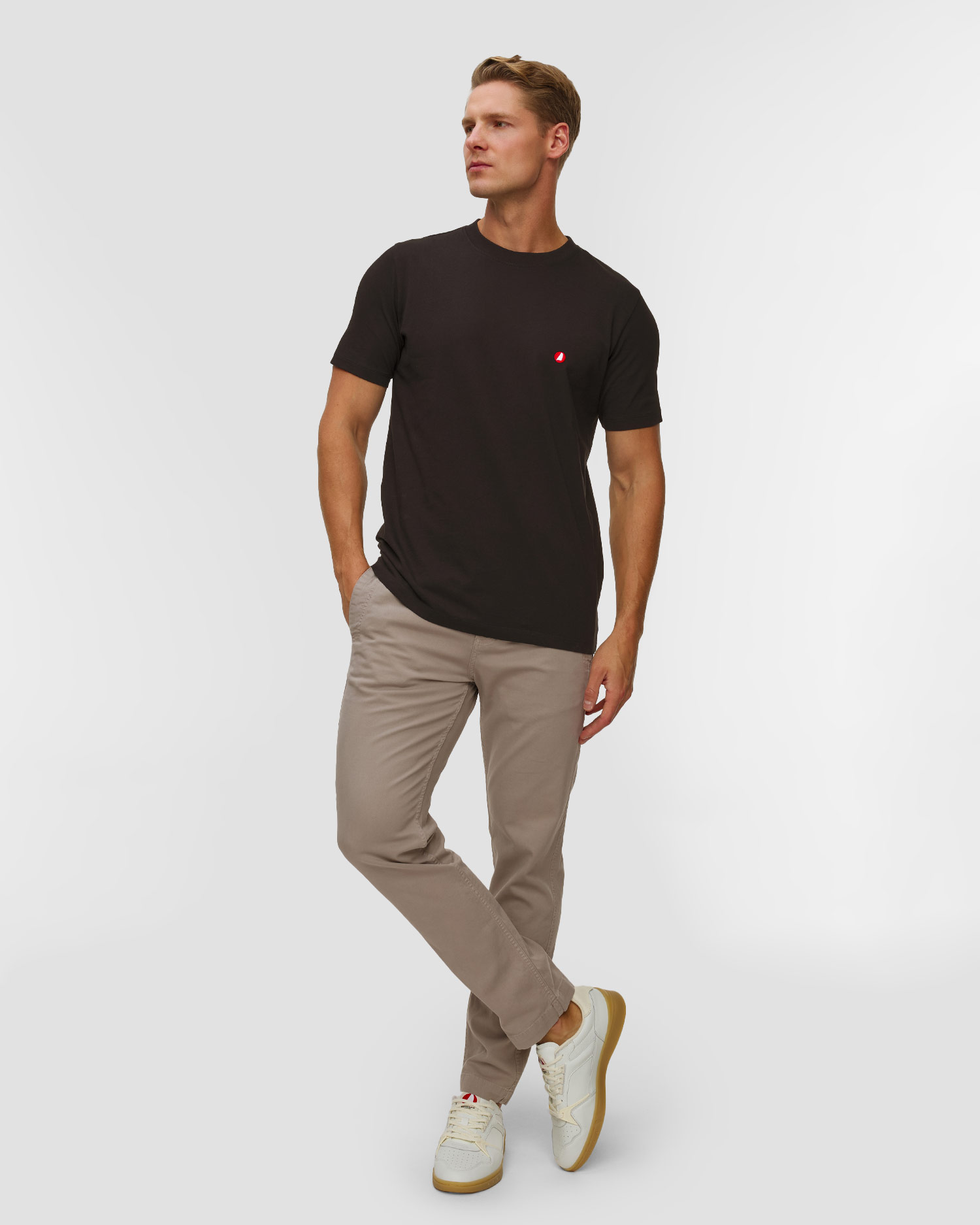 Adidași albi din piele pentru bărbați Murphy&Nye Challenger 1