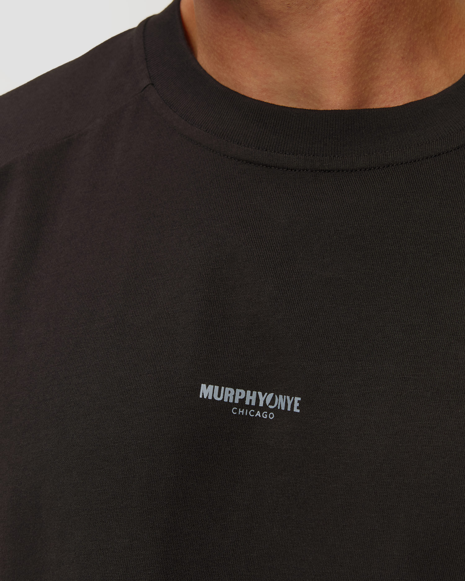 Czarny T-shirt męski Murphy&Nye Peak