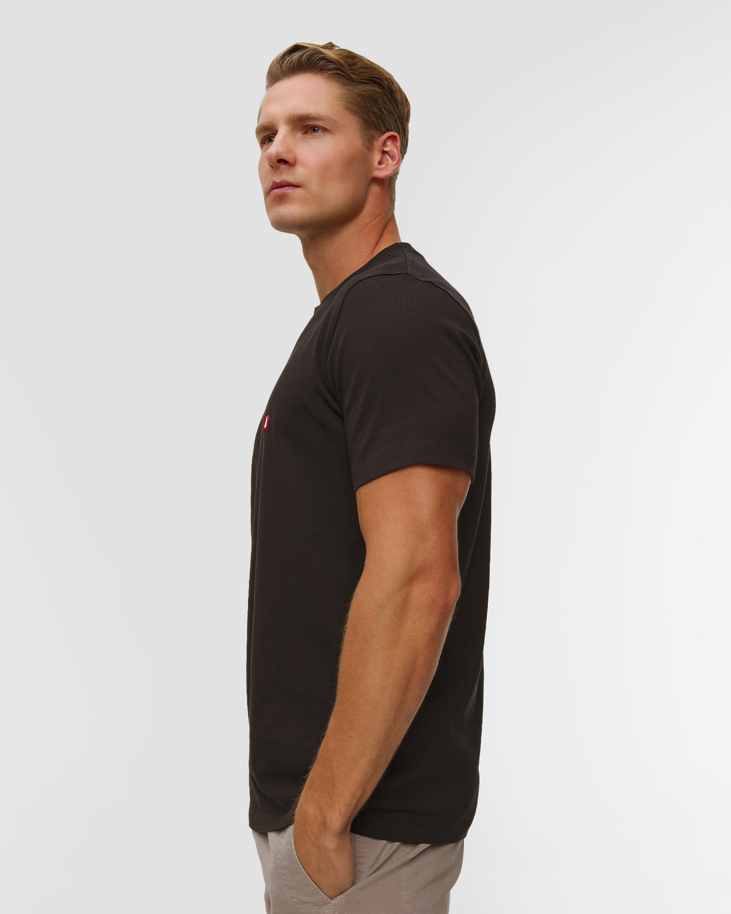 Tricou negru pentru bărbați Murphy&Nye Pivot