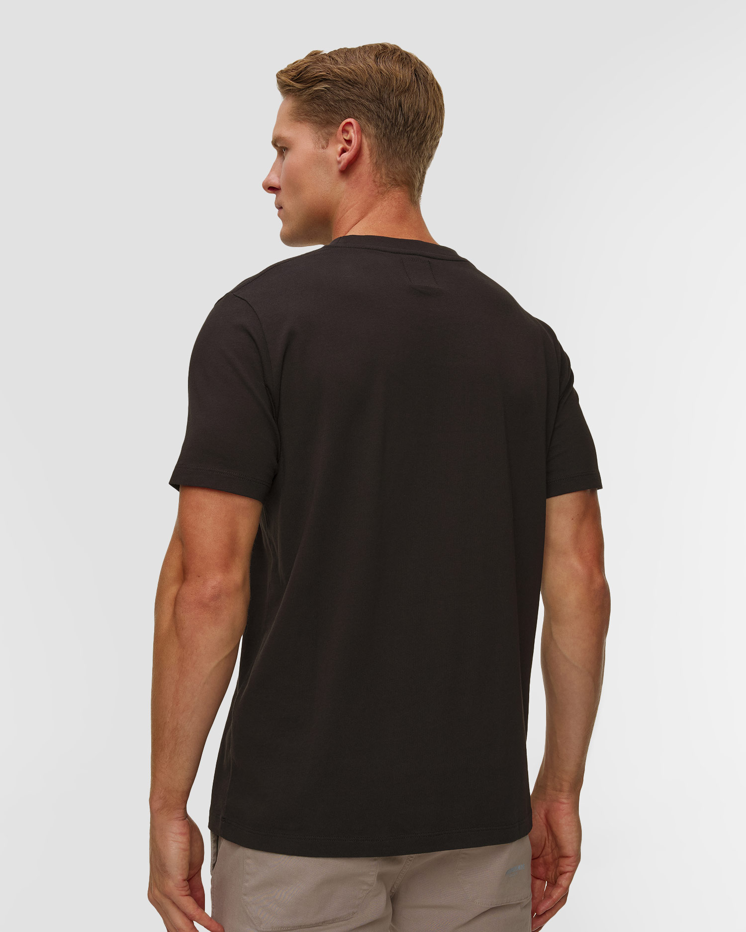 Tricou negru pentru bărbați Murphy&Nye Pivot