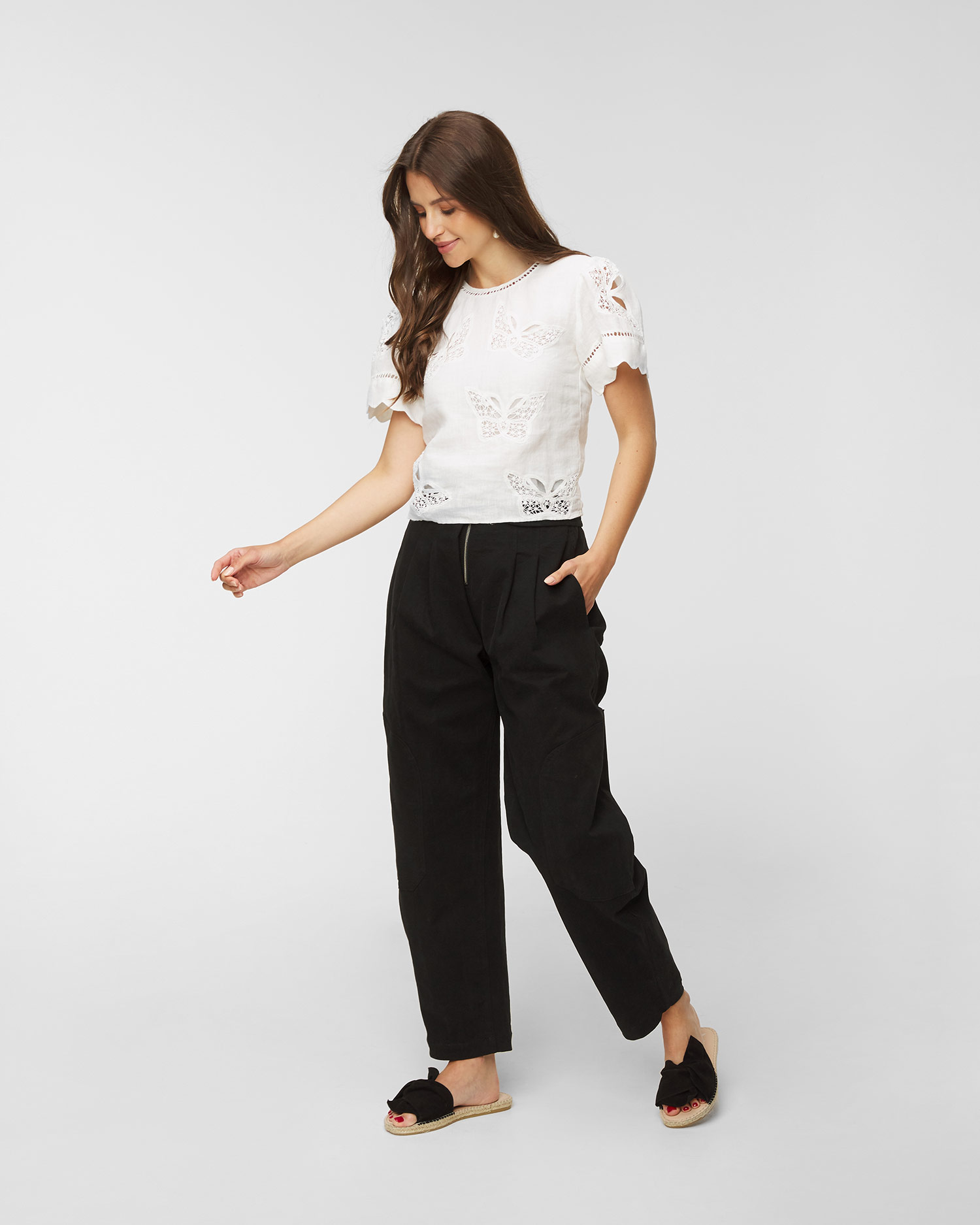 Lněná halenka MAIA BERGMAN HANA TOP