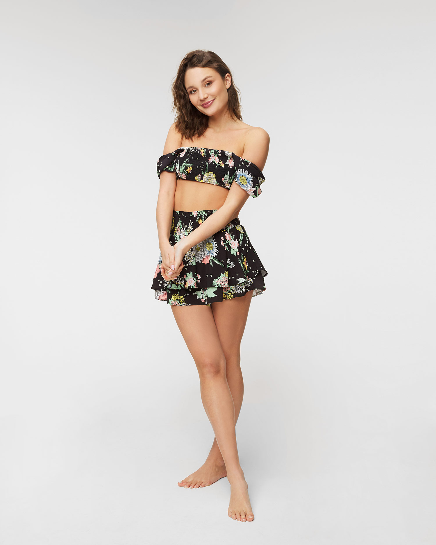Top MAAJI BLACK BOUQUET RILEY 