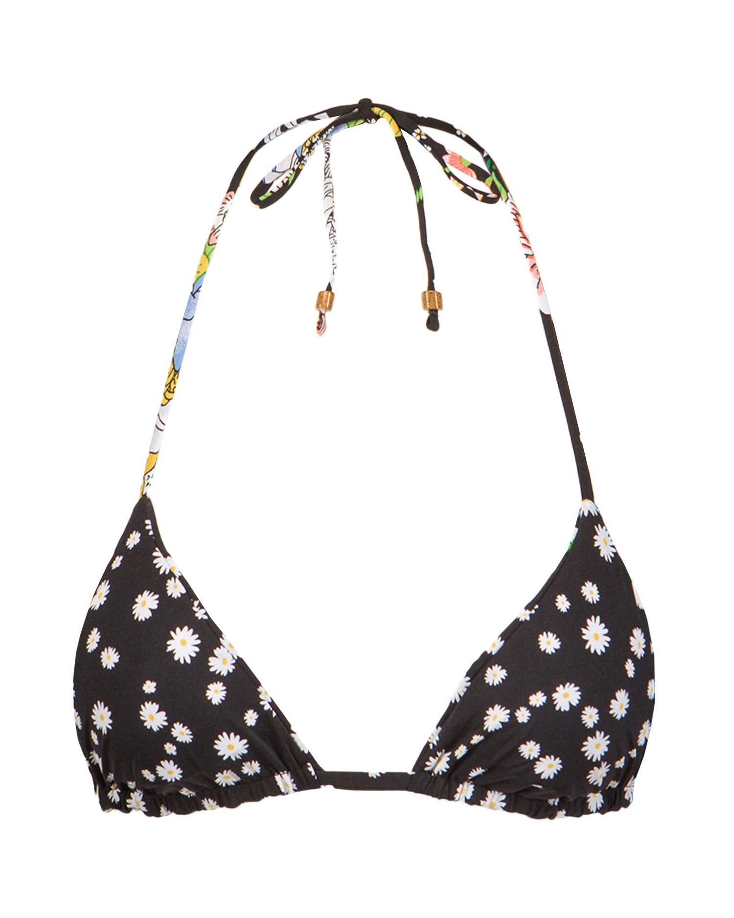 MAAJI Black Bouquet Edge reversible bikini top
