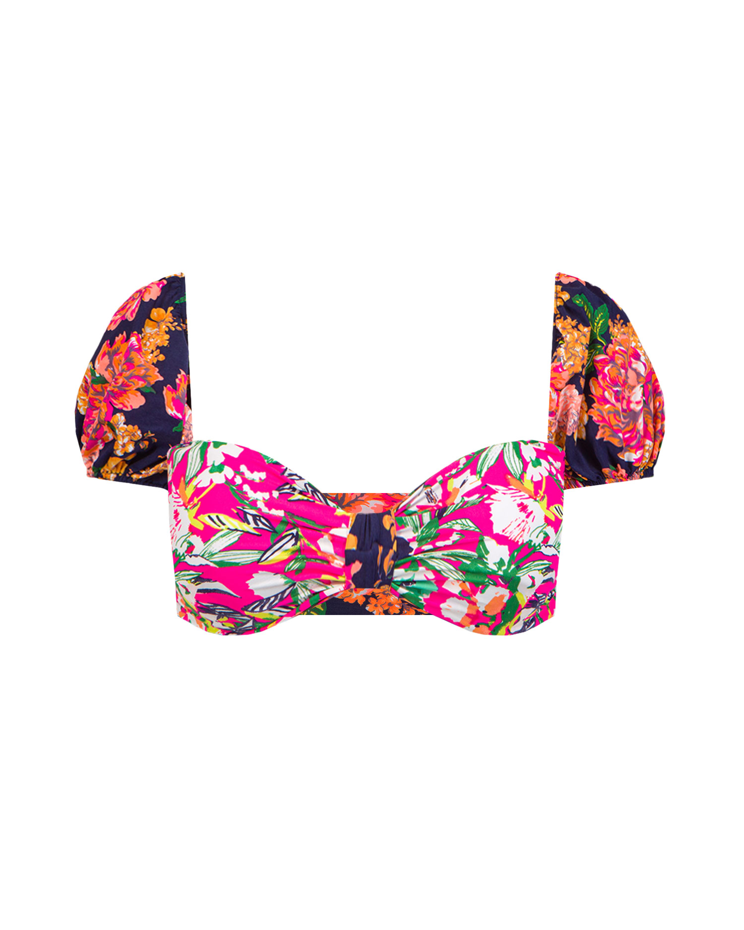 MAAJI PEONY EBONY reversible bikini top
