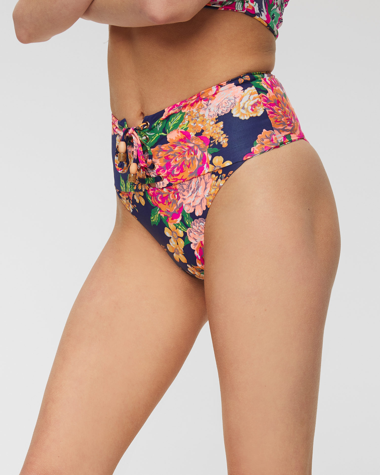 Spodní díl oboustranných plavek MAAJI PEONY APPLAUSE