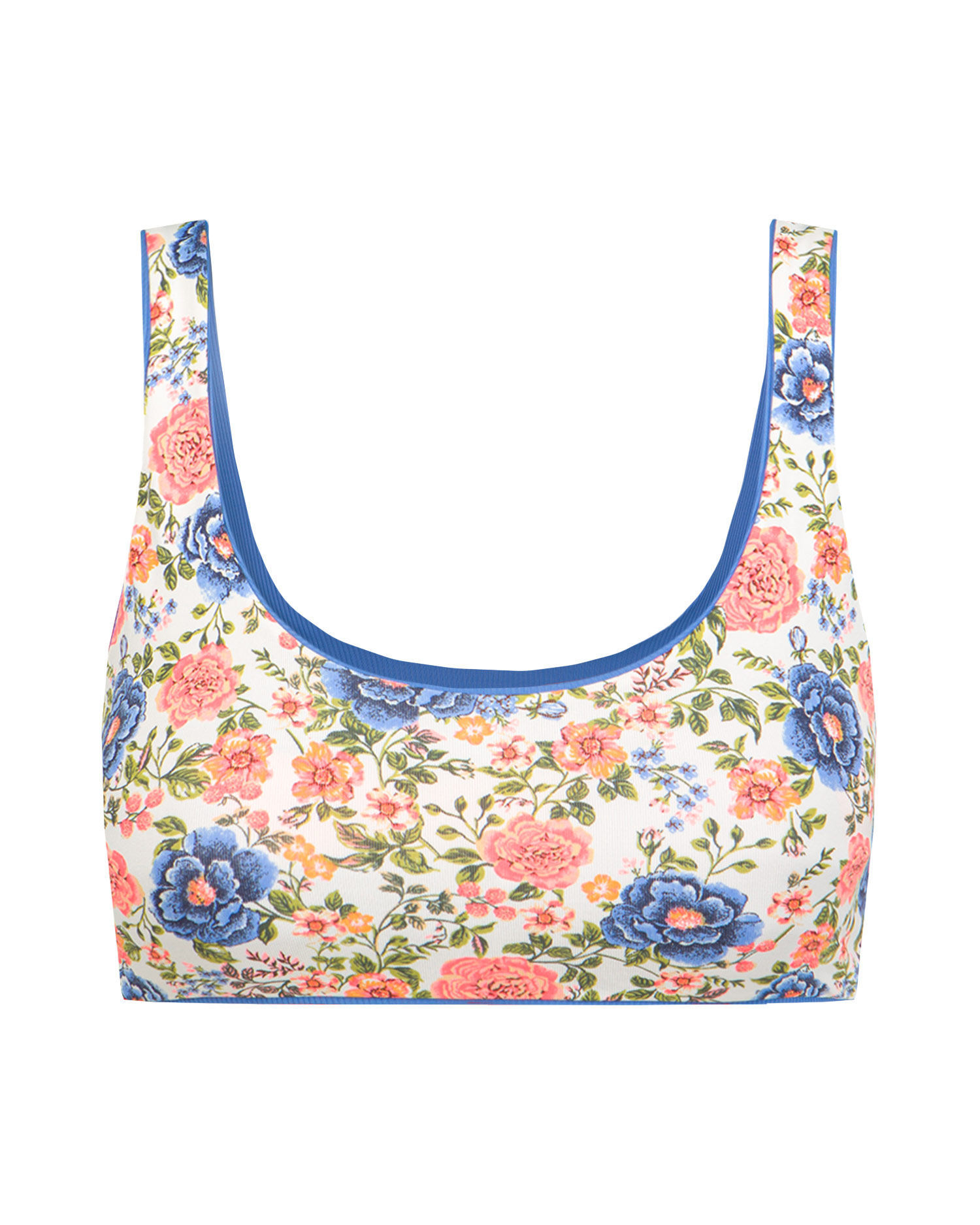 MAAJI CORALY BLUE IZZY reversible bikini top