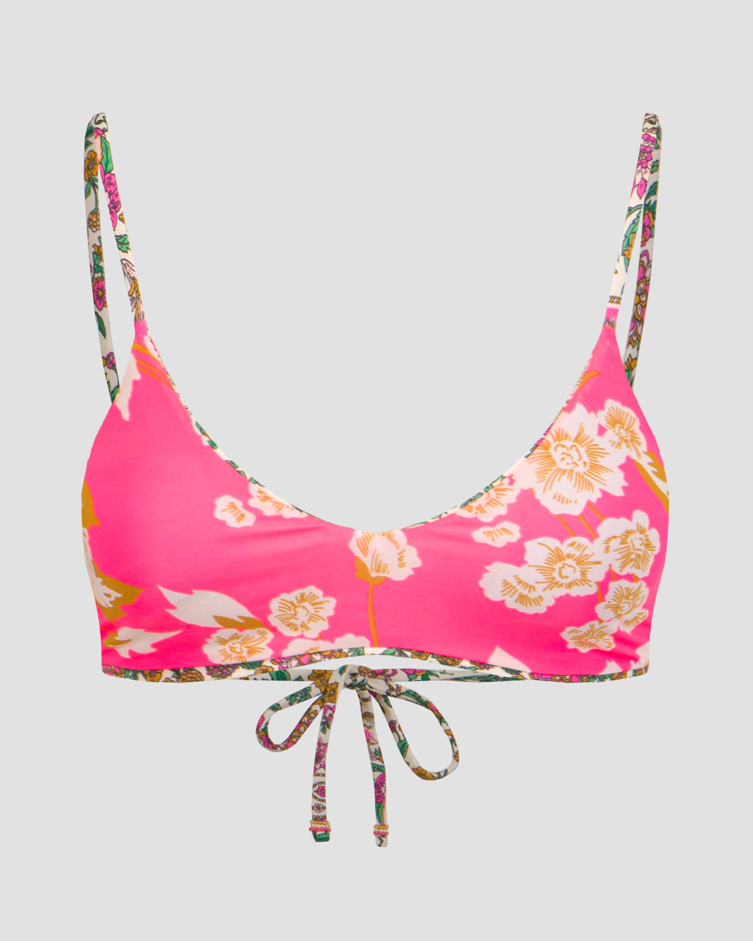 Women’s double-sided swimsuit top Maaji Ornamental Vintage Rocks