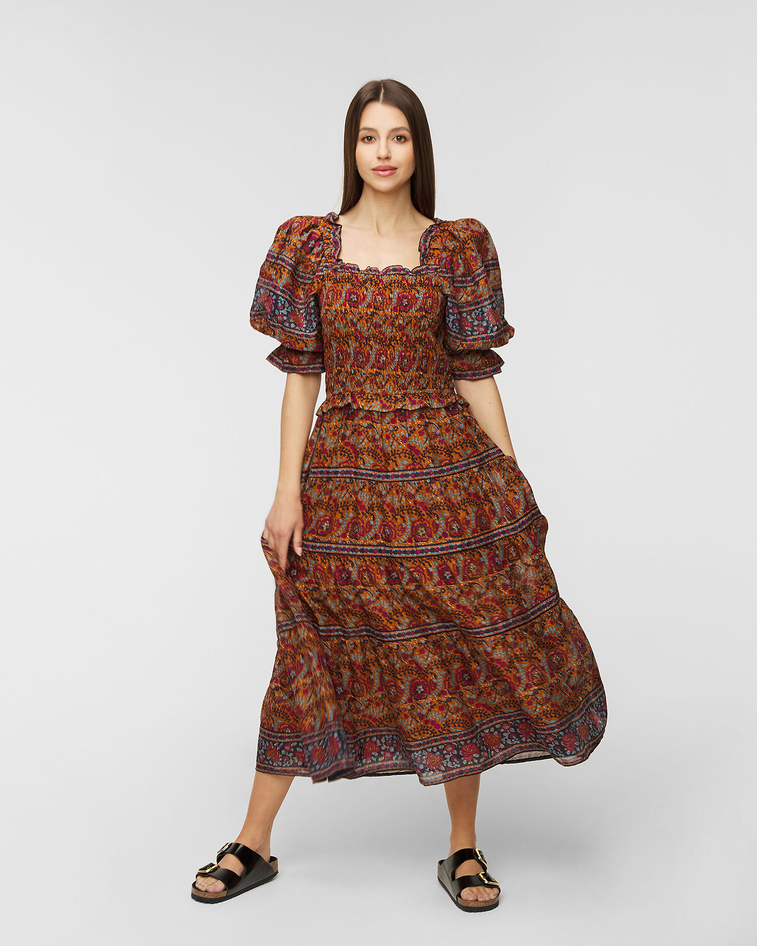 Sukienka SEA NY ROSITA SMOCKED