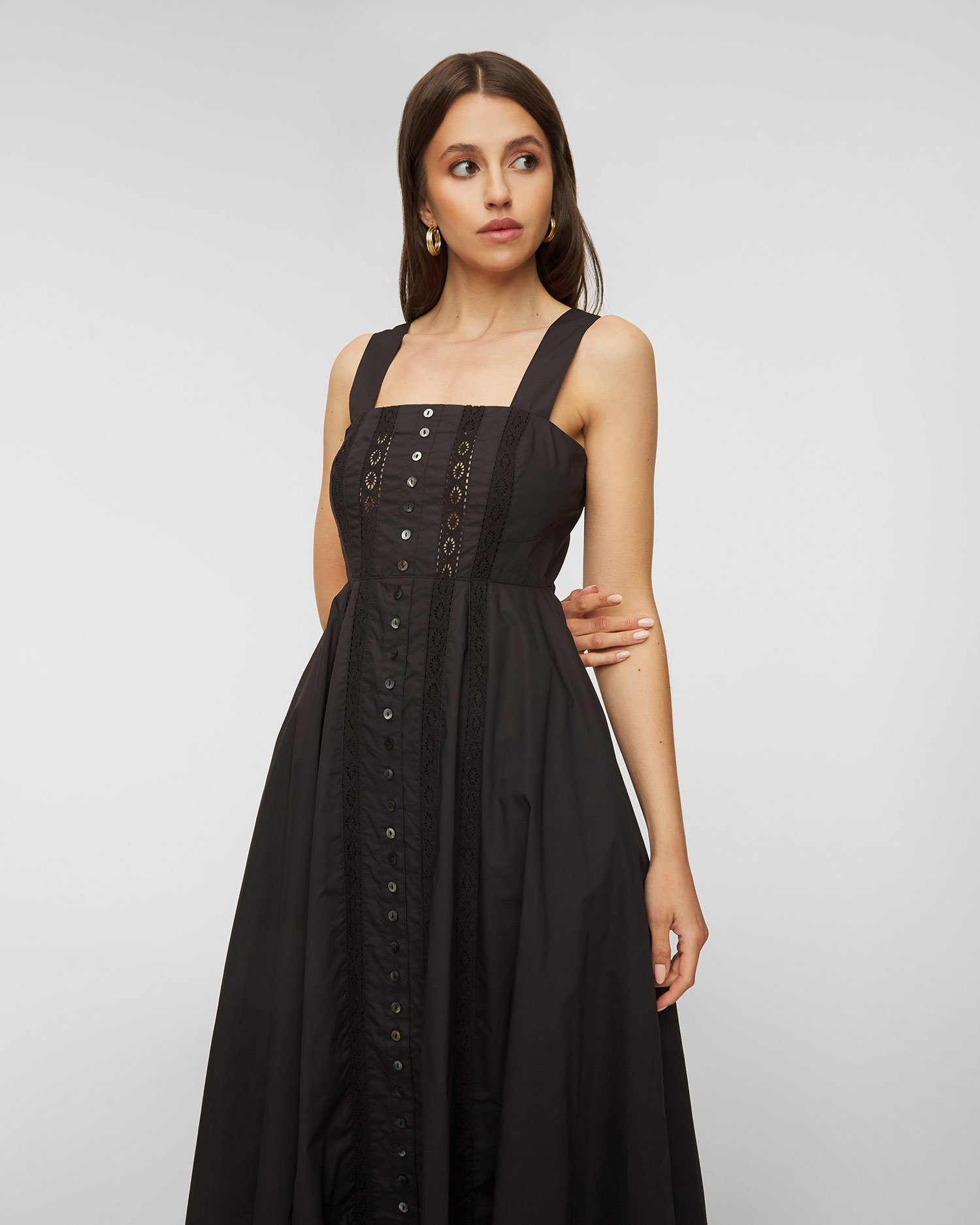 JOSLIN LARA ORGANIC COTTON MIDI Kleid