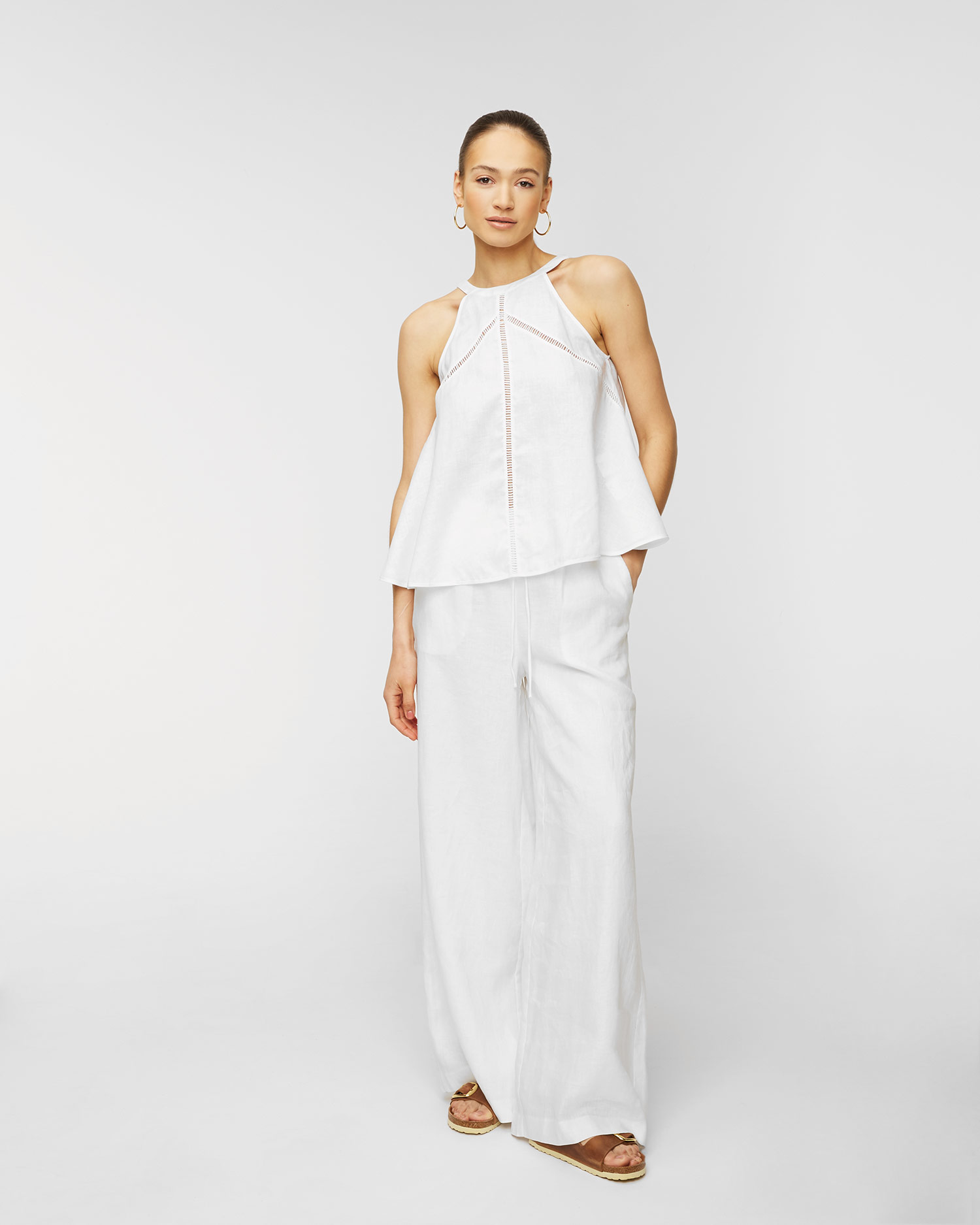 Lněný top Joslin Aleisha