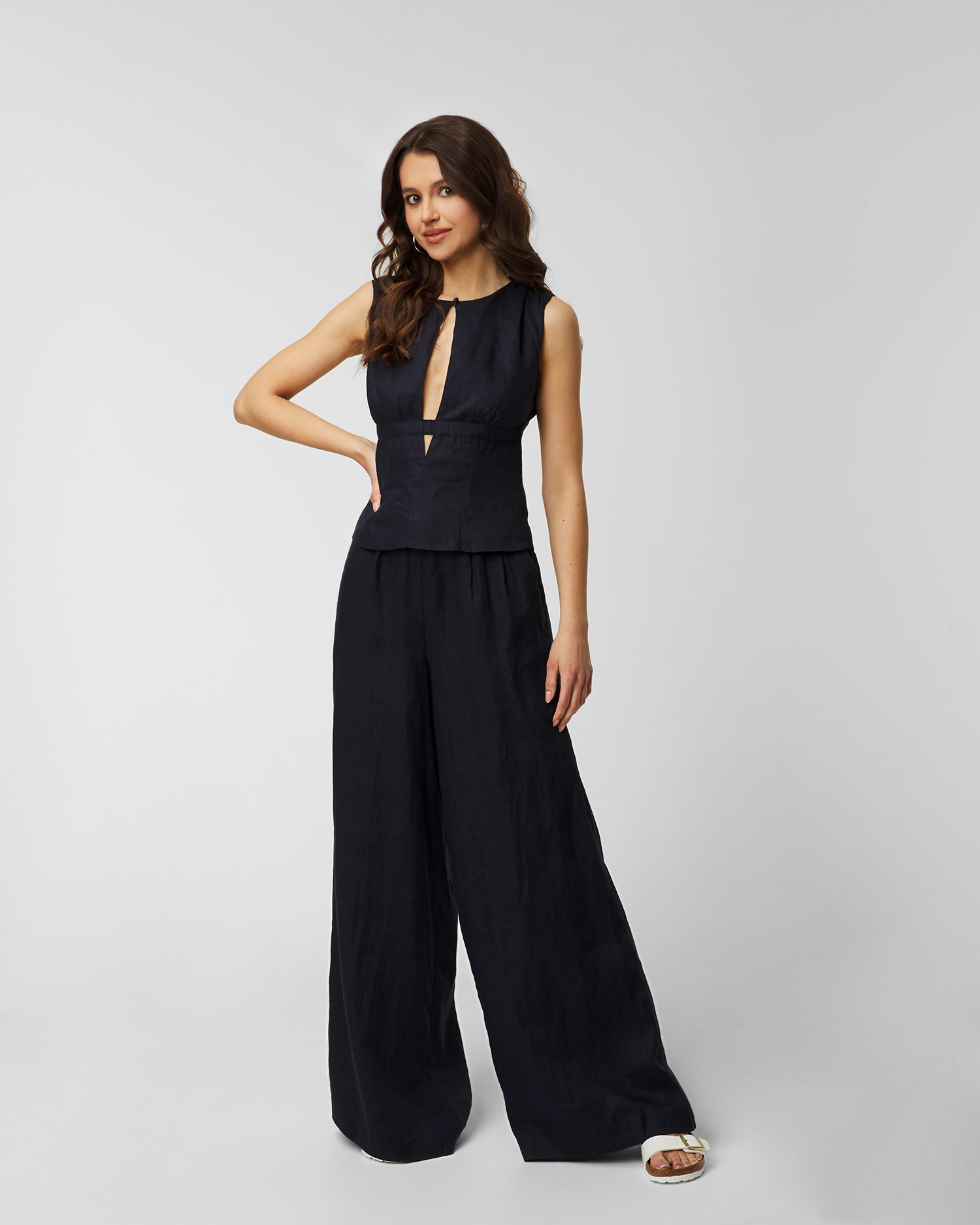 Pantalon en lin Joslin Sophia