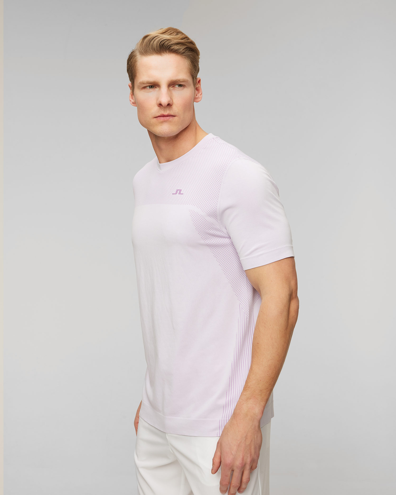 T-shirt rose pour hommes J.Lindeberg Kai Seamless Top