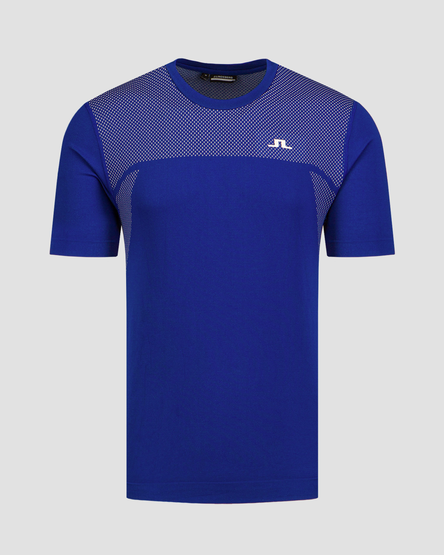 T-shirt blu da uomo J.Lindeberg Kai Seamless Top