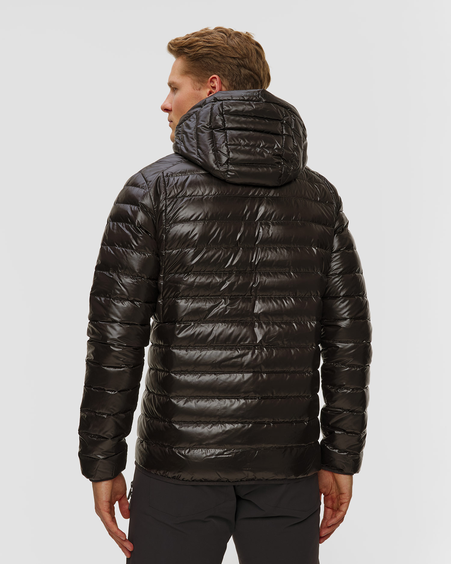 Kurtka puchowa męska J.Lindeberg Oden Light Down Hood czarna