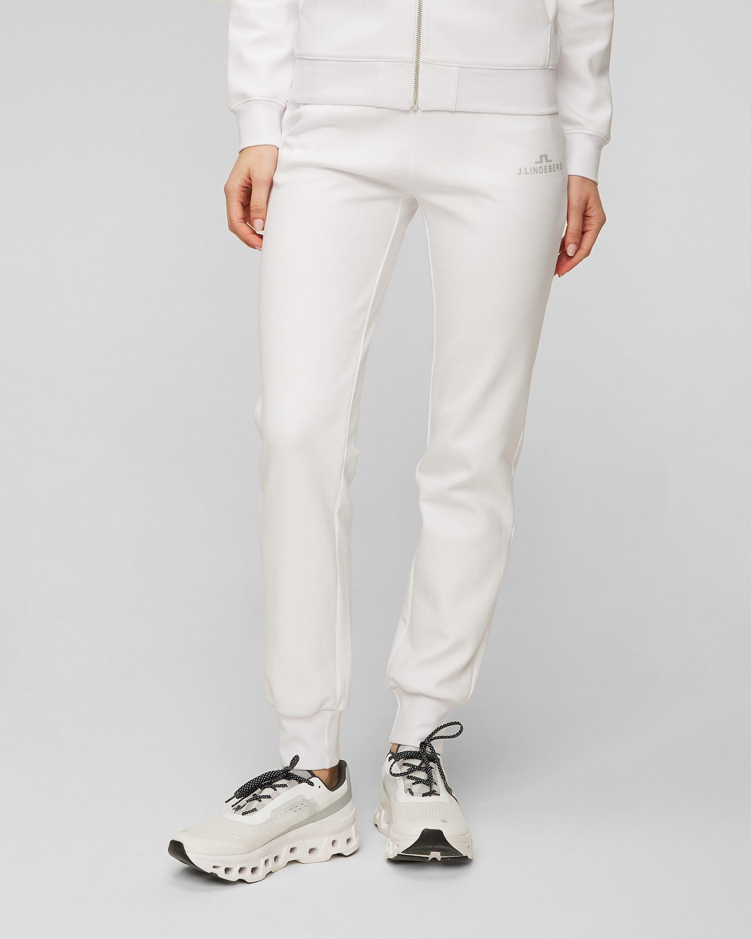 Pantalon de survêtement blanc pour femmes J.Lindeberg W Alpha Pant