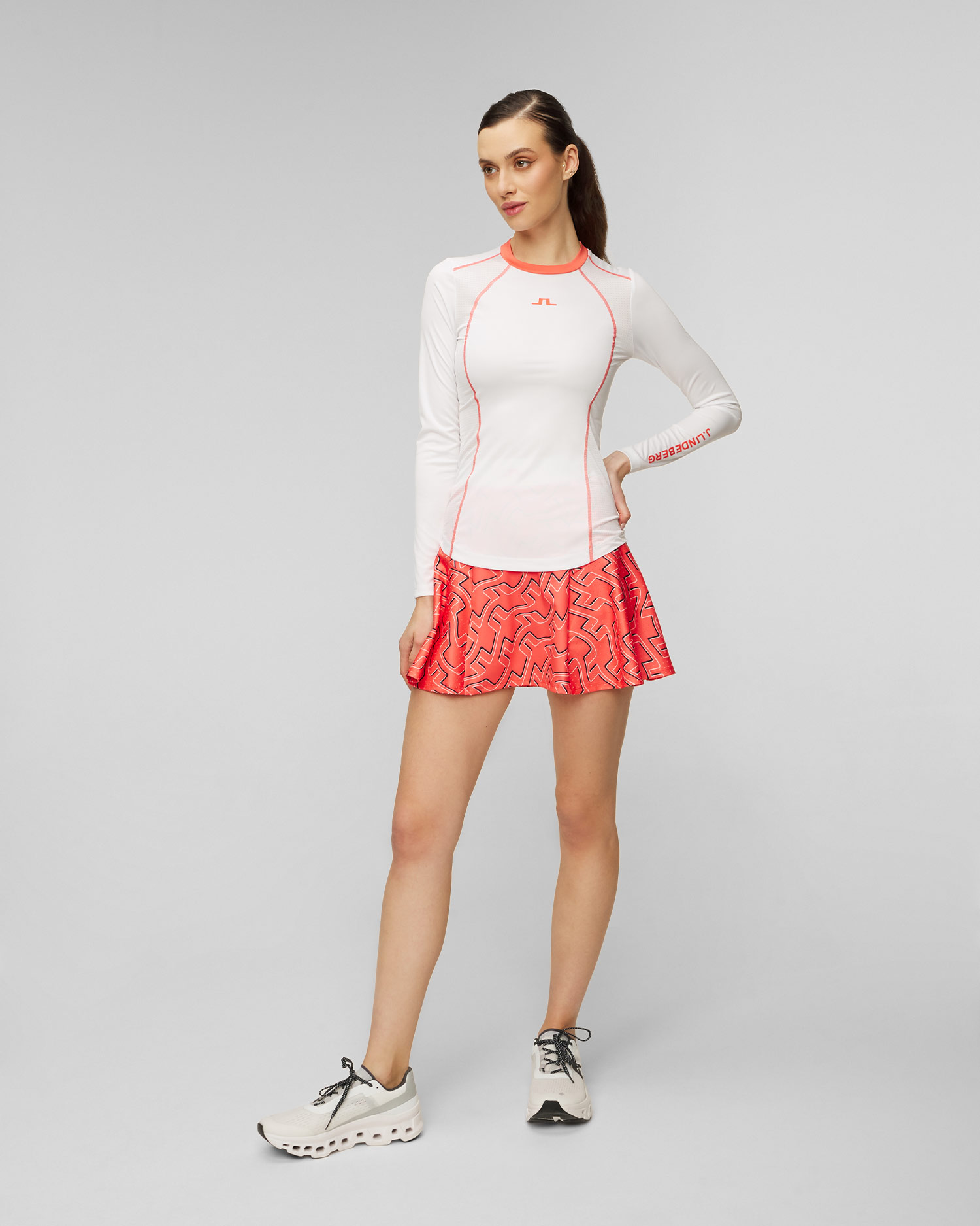 Dámsky biely športový top od J.Lindeberg Amelia