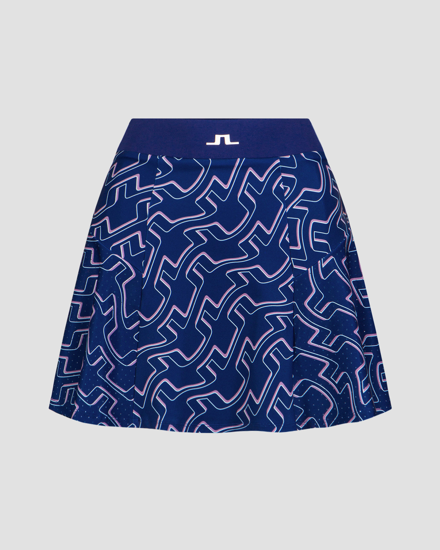 Jupe de sport bleue pour femmes J.Lindeberg Jane Print