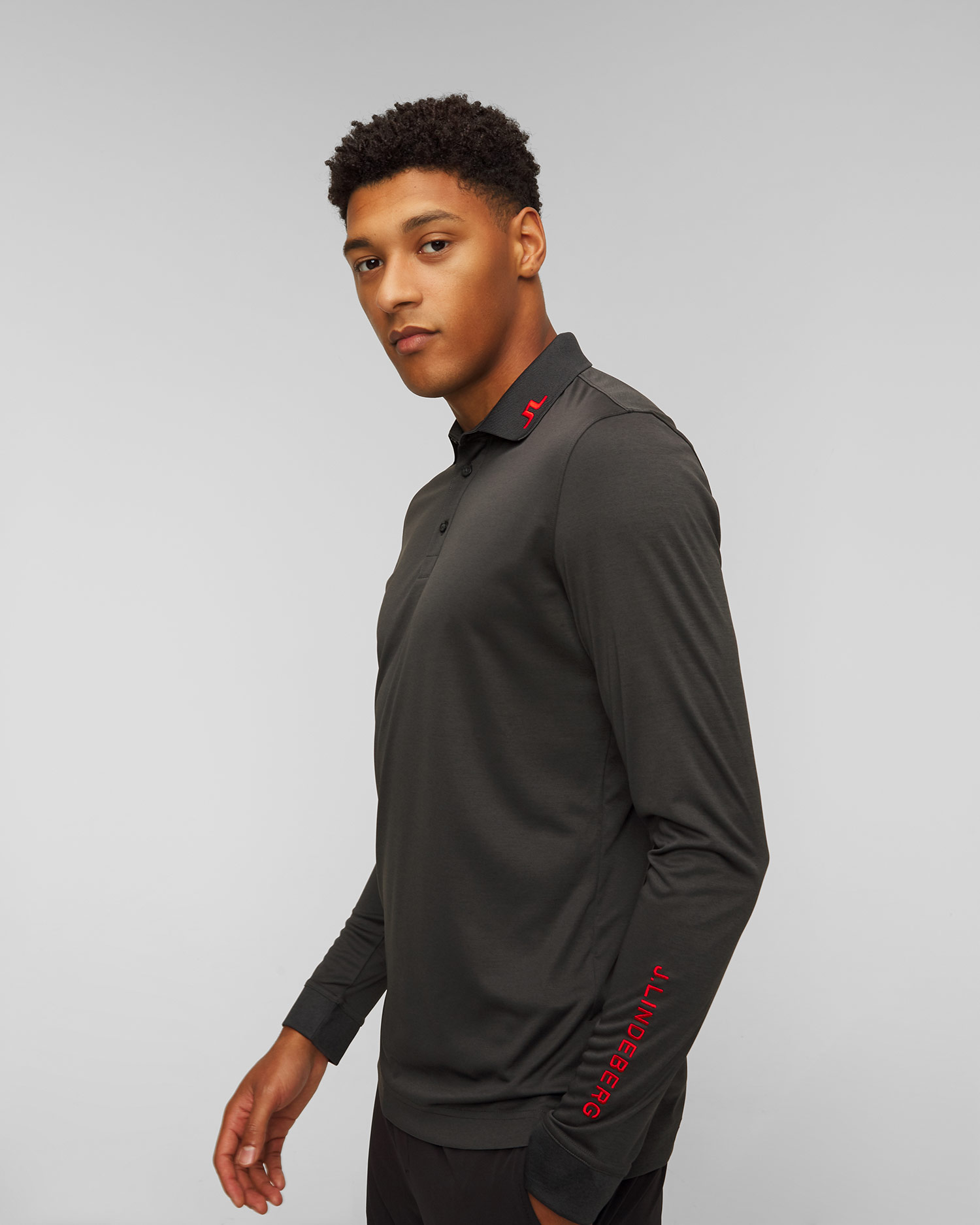 Men's polo with long sleeves J.Lindeberg Tour