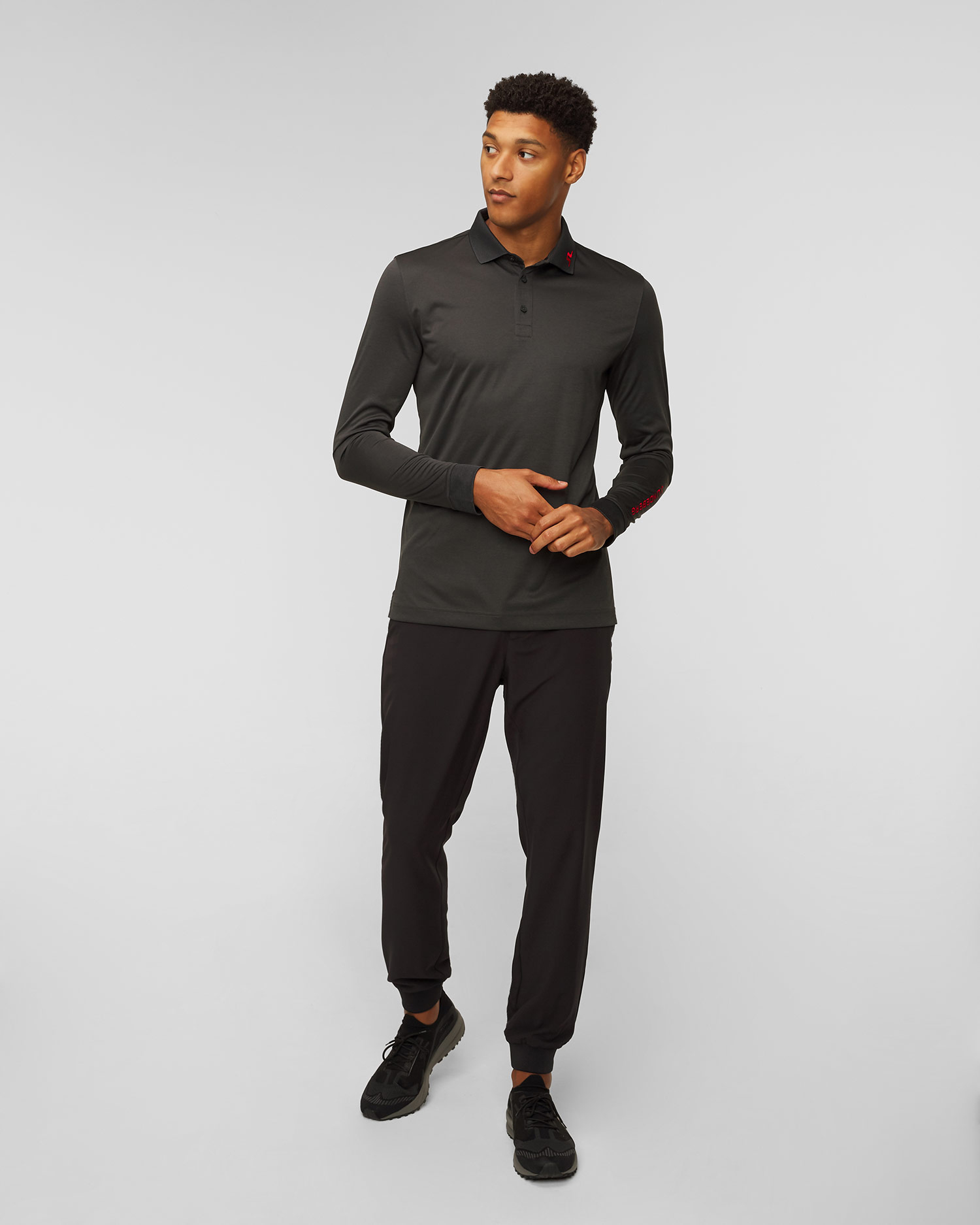 Men's polo with long sleeves J.Lindeberg Tour