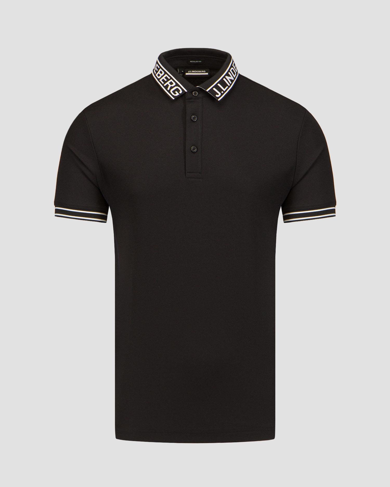 Men's black polo J.Lindeberg Austin