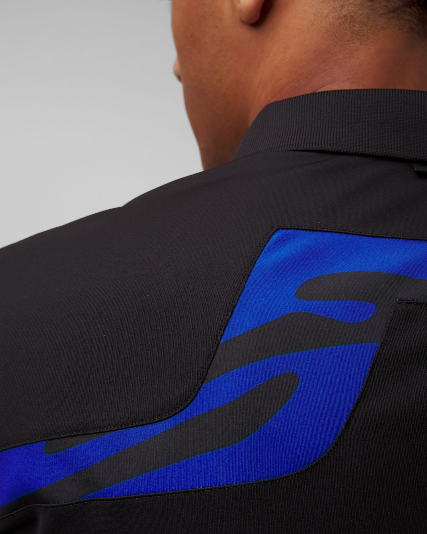 Czarne polo męskie J.Lindeberg KV Print