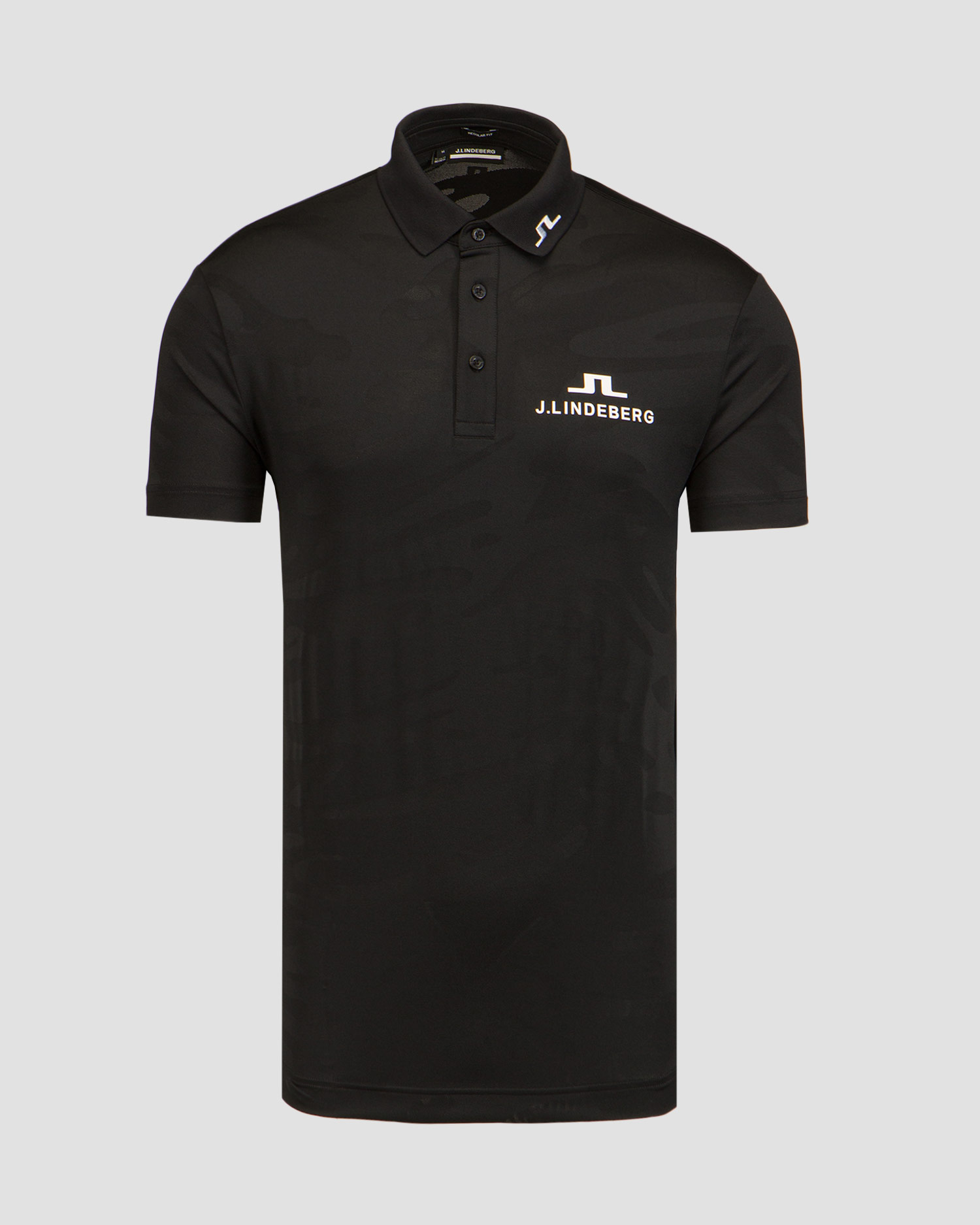 Černá pánská polokošile J.Lindeberg Mat Tour Golf Polo