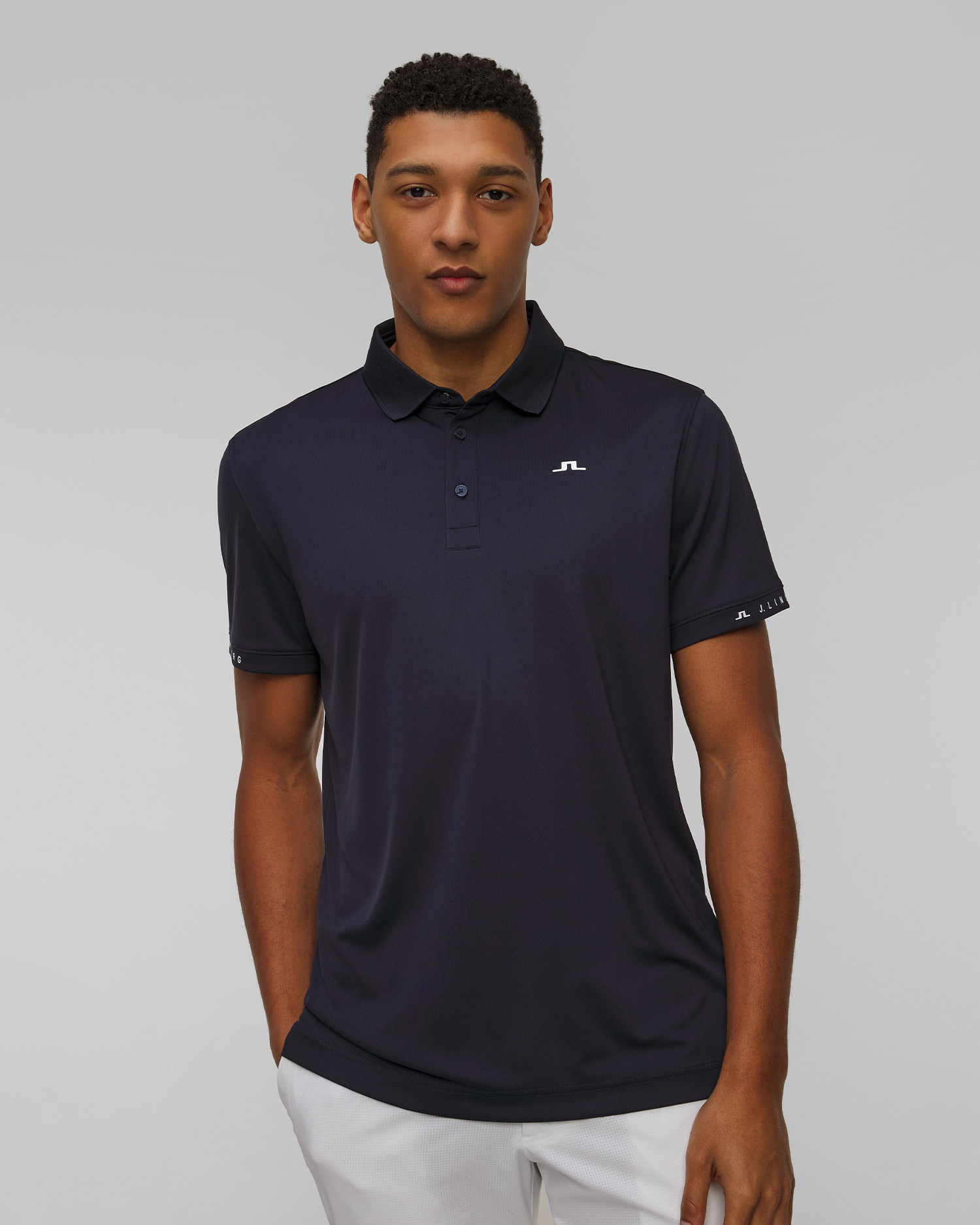Pánské funkční polo J.Lindeberg Guy Polo v Tmavě Modré Barvě