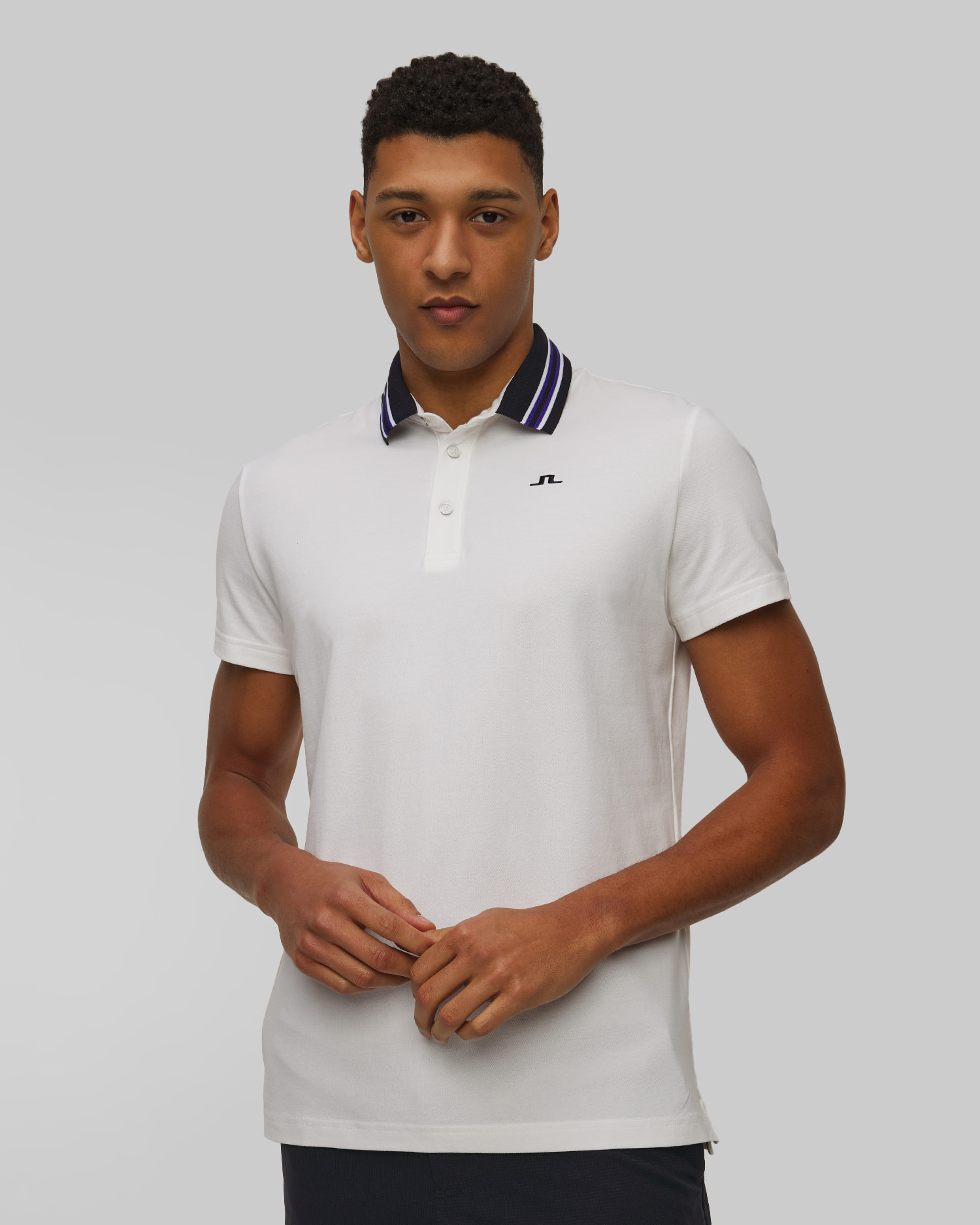 Polo męskie J.Lindeberg Bjorn Polo białe