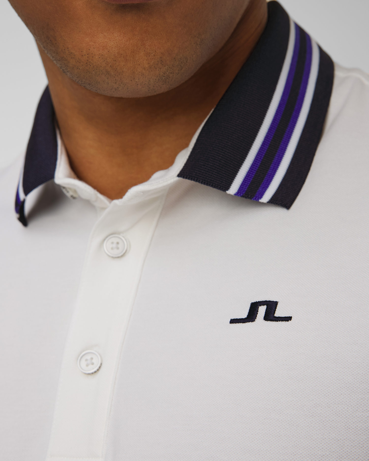 Polo męskie J.Lindeberg Bjorn Polo białe