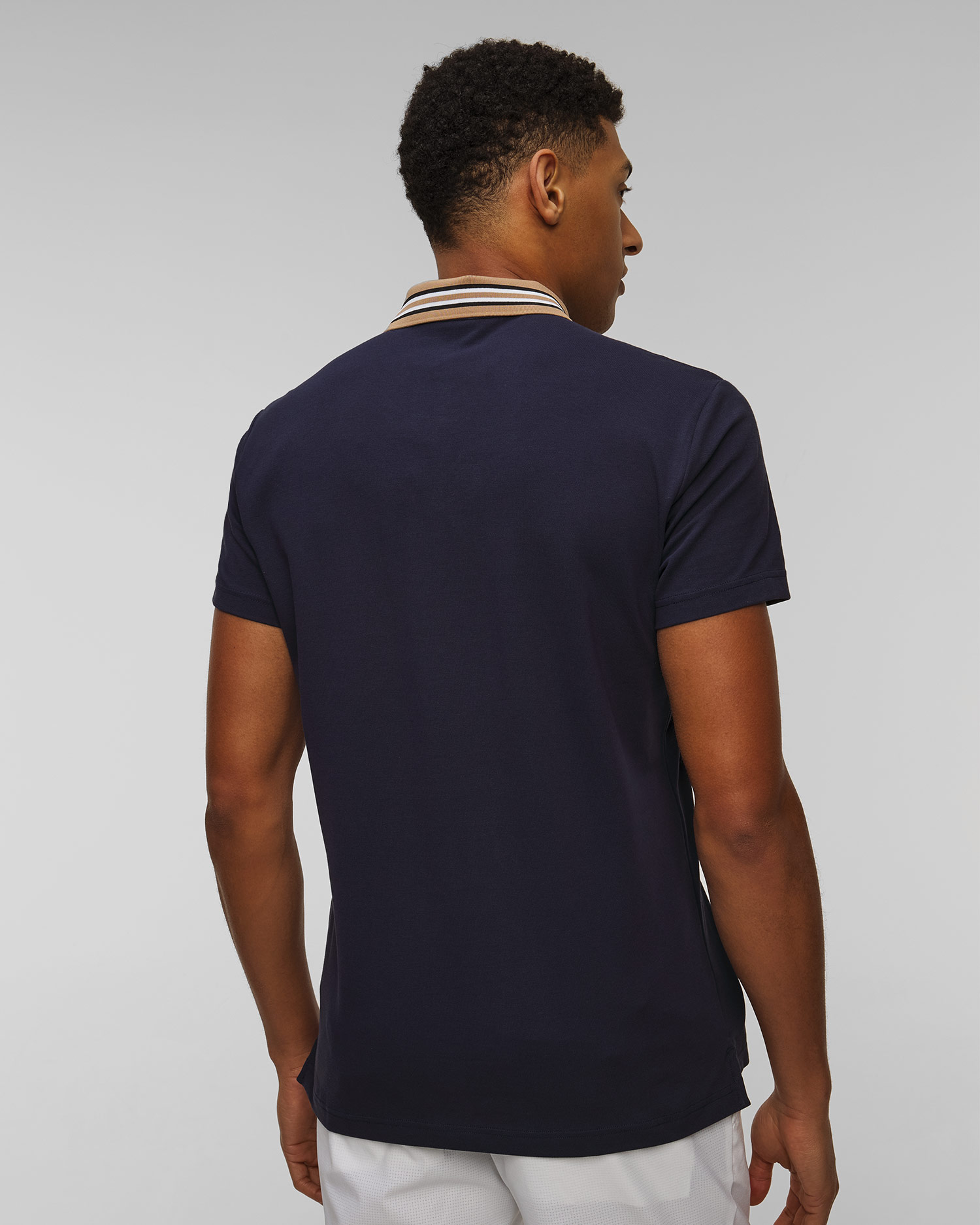 Polo męskie J.Lindeberg Bjorn Polo granatowe