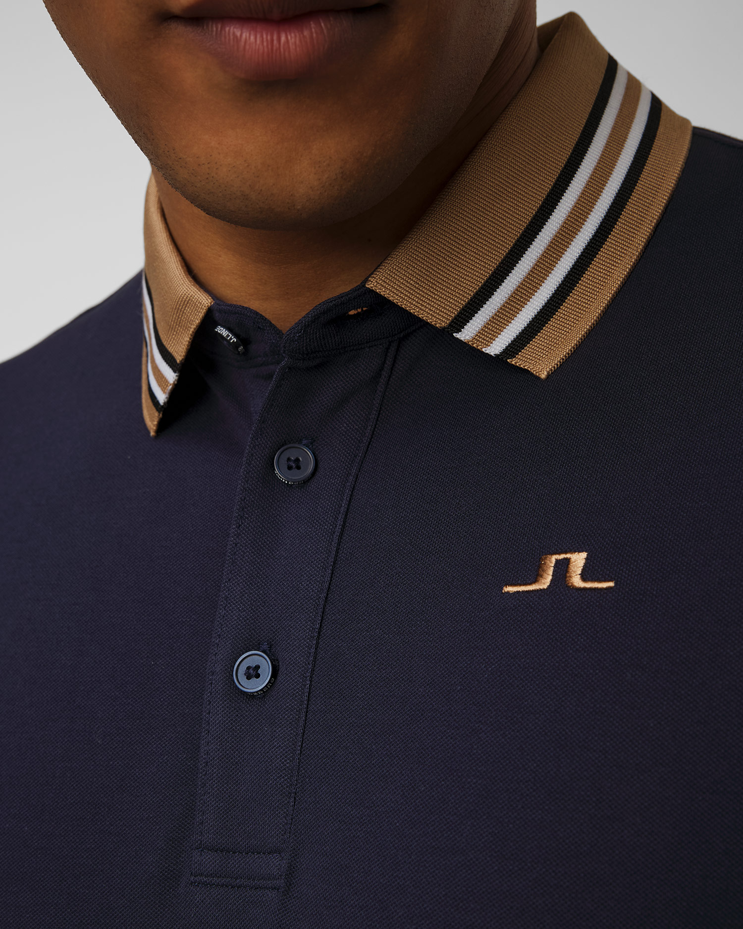 Polo męskie J.Lindeberg Bjorn Polo granatowe