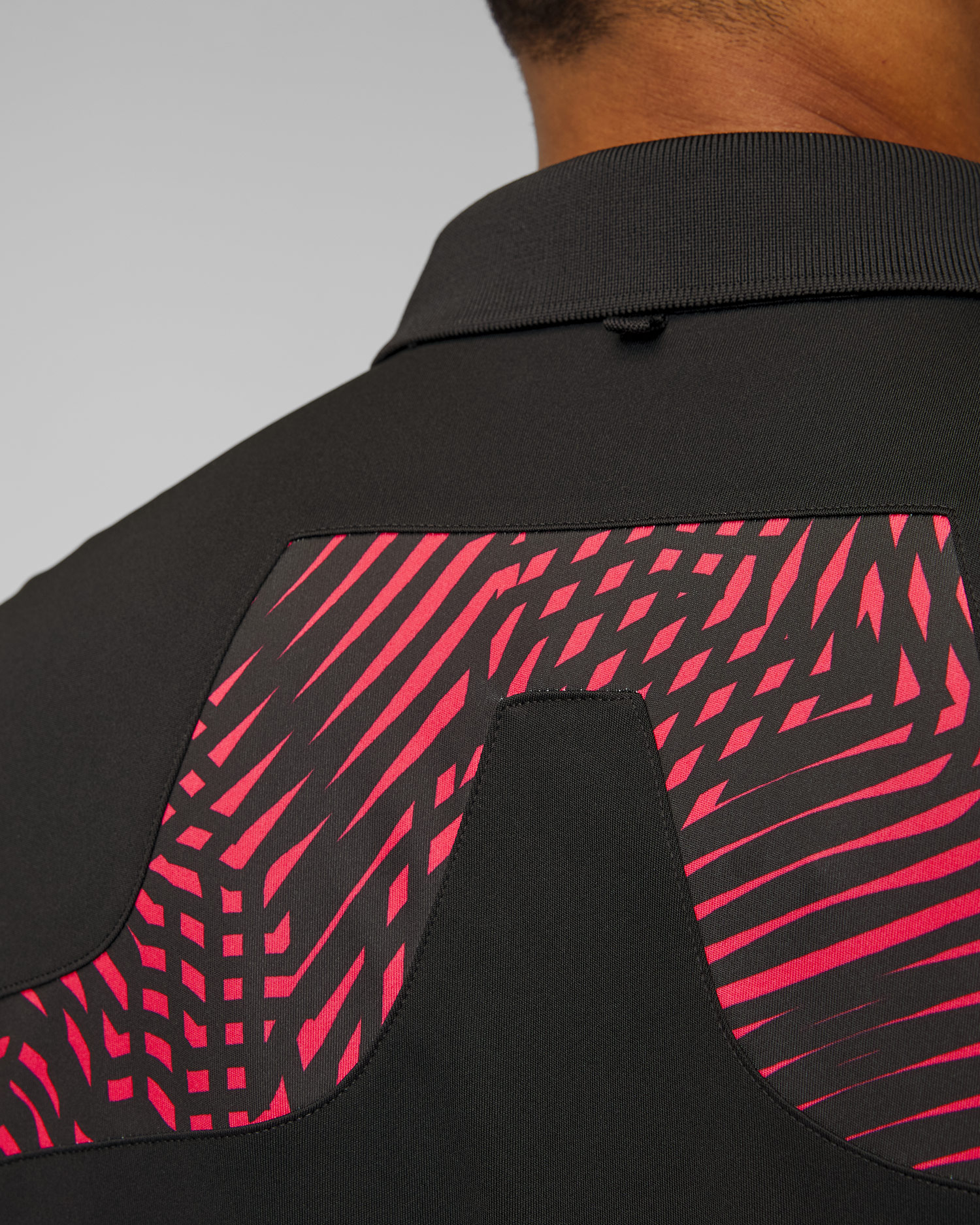 Polo technique noir pour hommes J.Lindeberg KV Tour Golf Polo