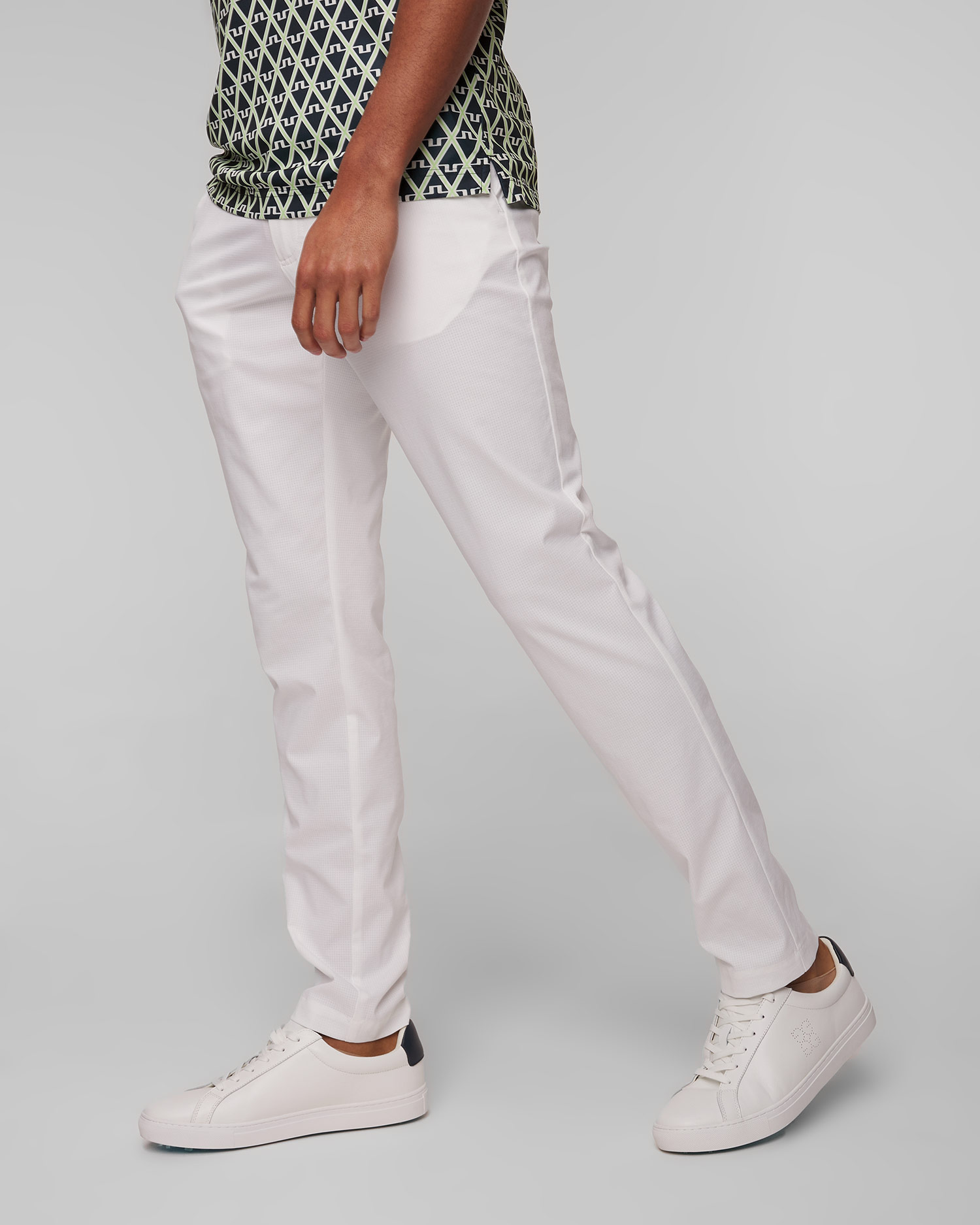 Pantalon blanc pour hommes J.Lindeberg Vent Pant