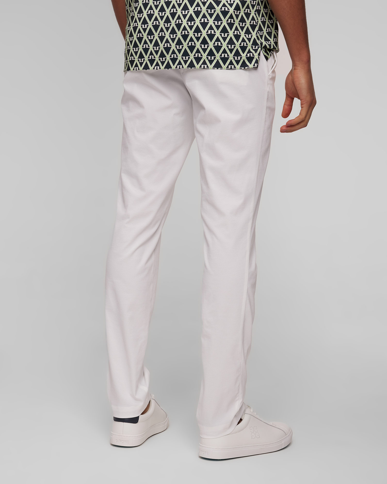 Pantalon blanc pour hommes J.Lindeberg Vent Pant