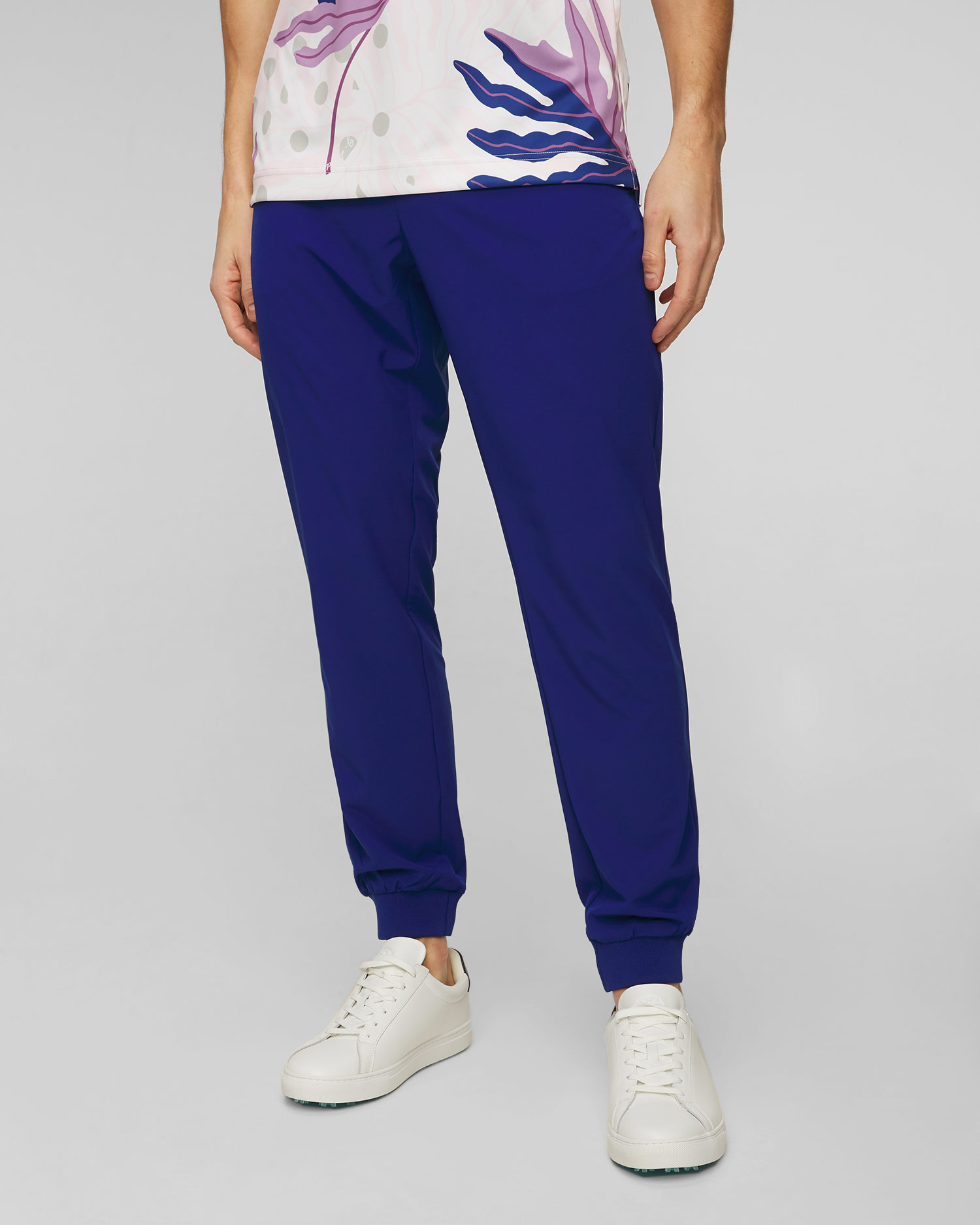 Pantaloni blu da uomo J.Lindeberg Cuff Jogger Pant