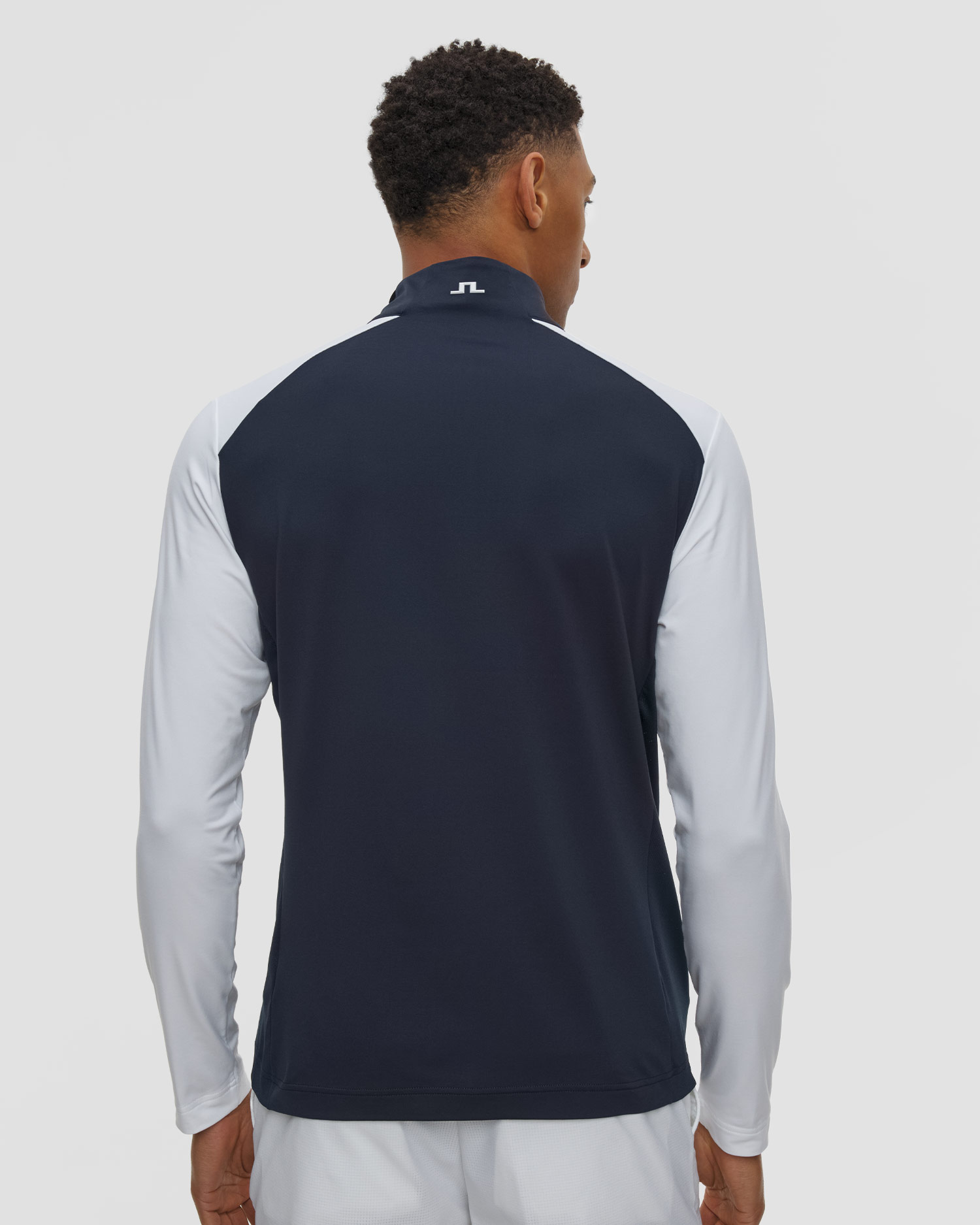 Bluza granatowa męska J.Lindeberg Men Blake Zip Mid Layer