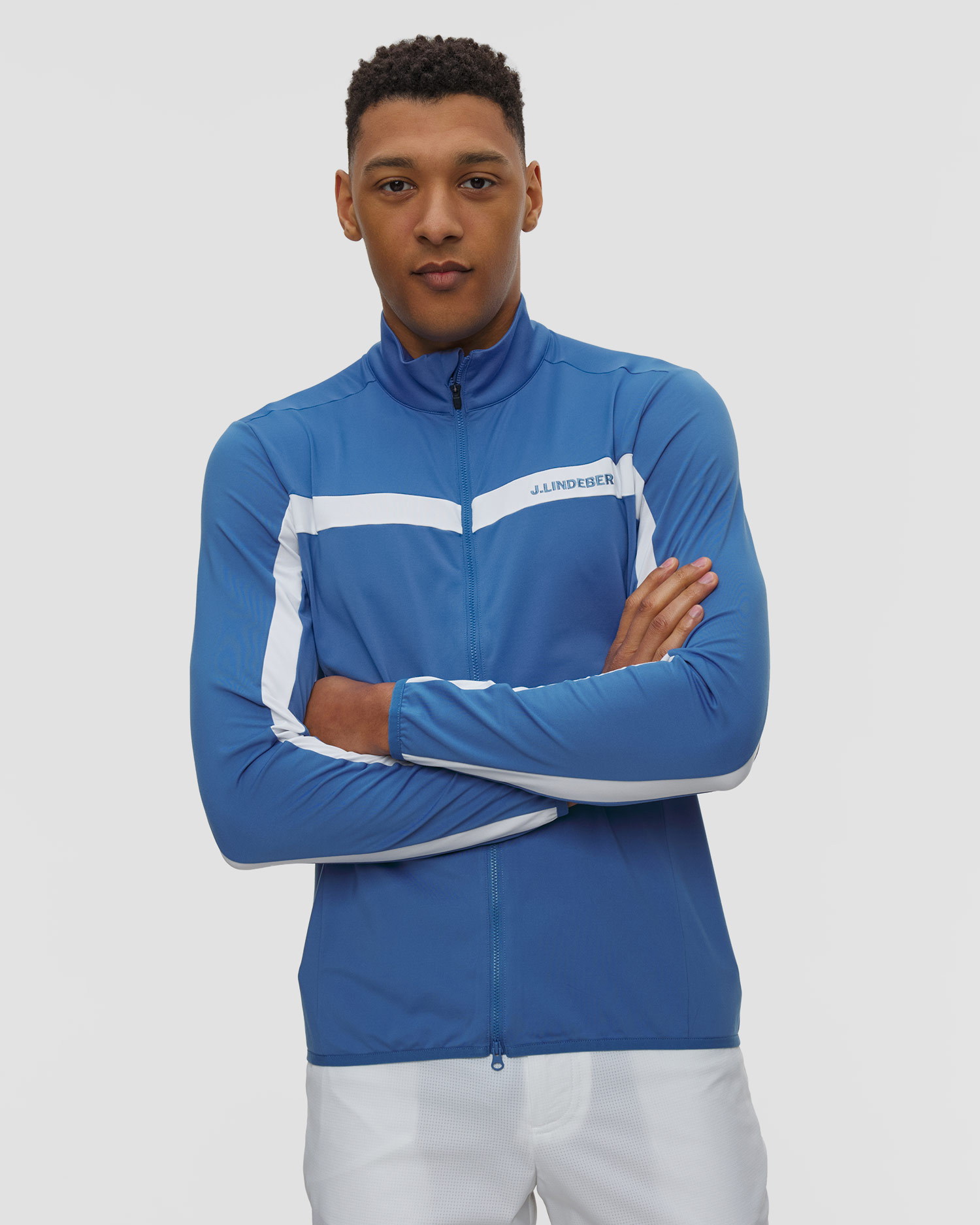 Bluza niebieska męska J.Lindeberg Men Jarvis Mid Layer
