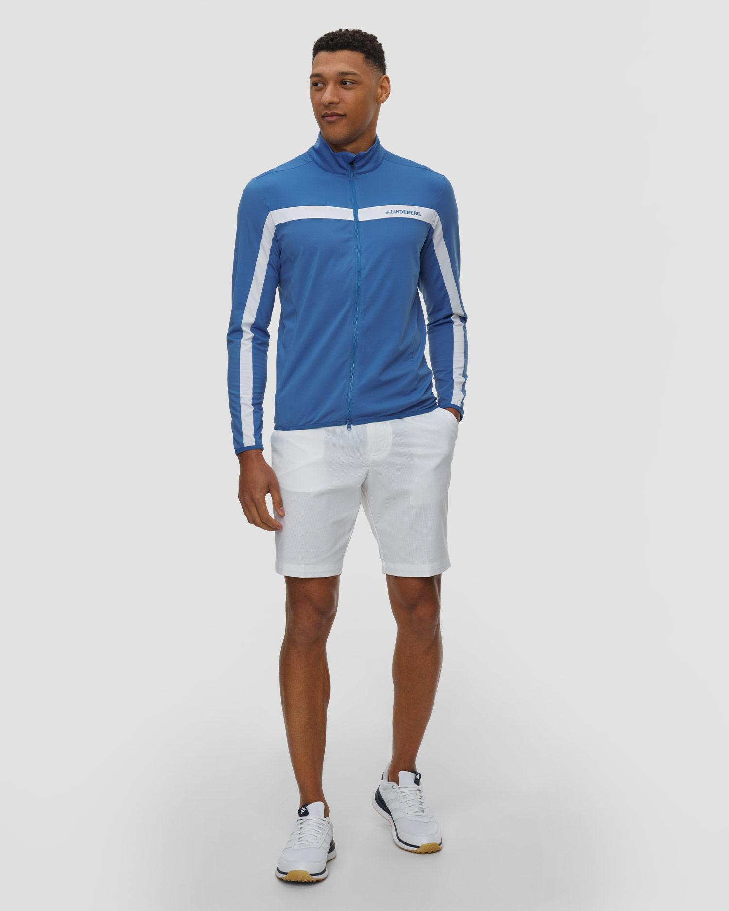 Bluza niebieska męska J.Lindeberg Men Jarvis Mid Layer