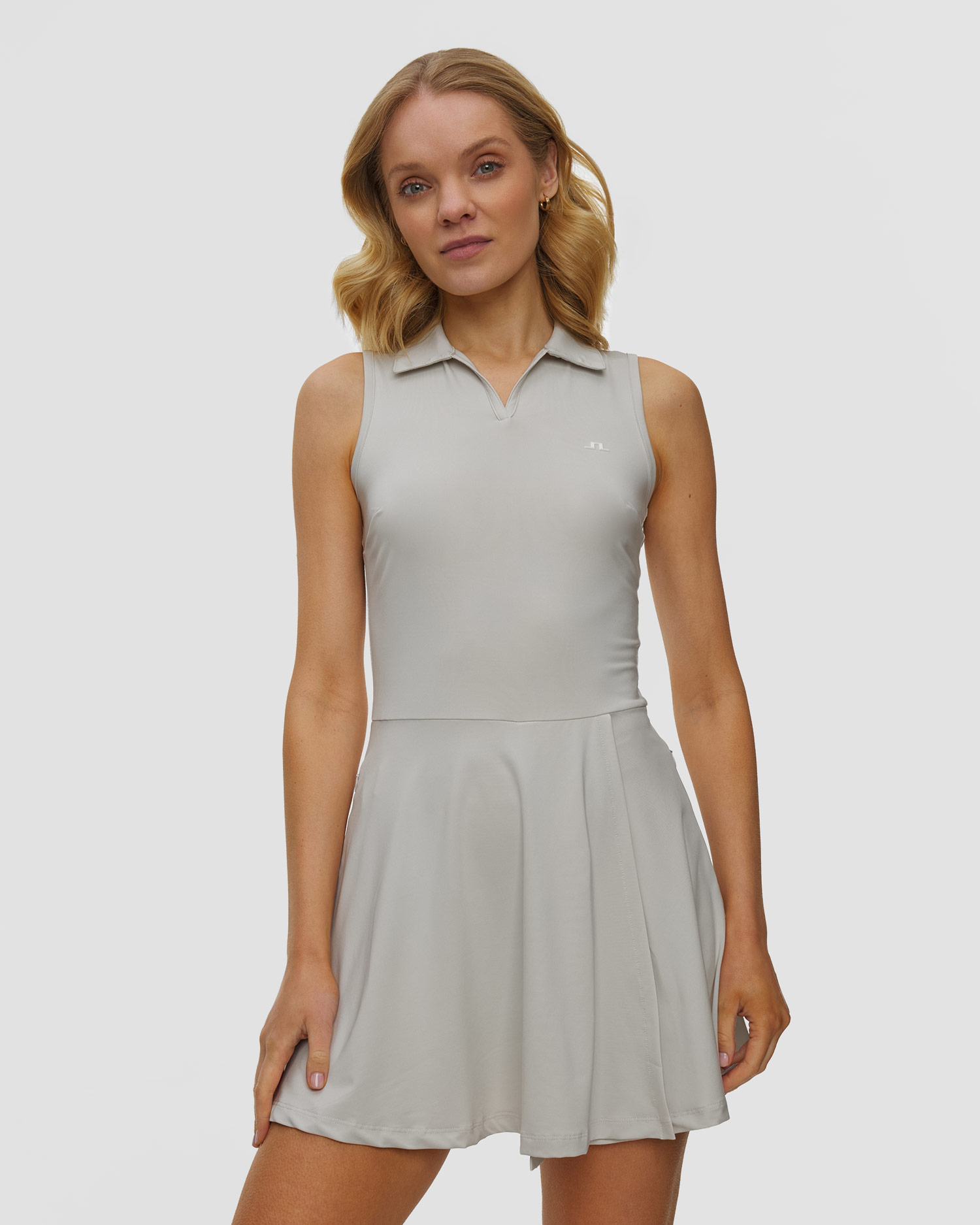 J.Lindeberg Ladies Dana Dress Sportkleid, Farbe/Muster: Szary