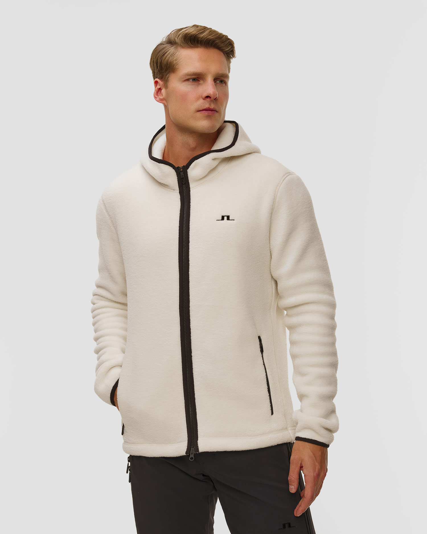 Felpa da uomo J.Lindeberg Seymor Fleece Zip Hood