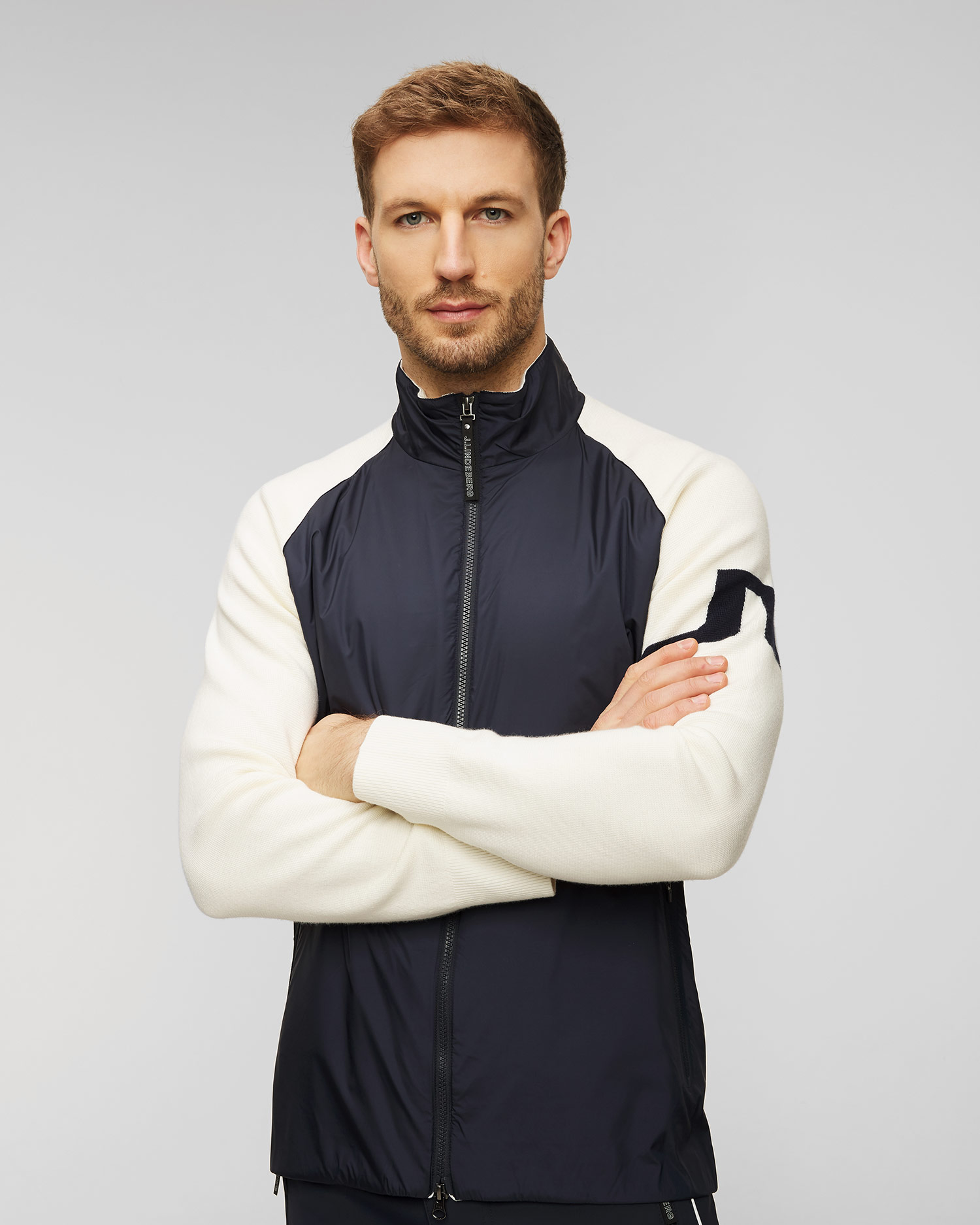 Giacca ibrida blu scuro da uomo J.Lindeberg Cascade